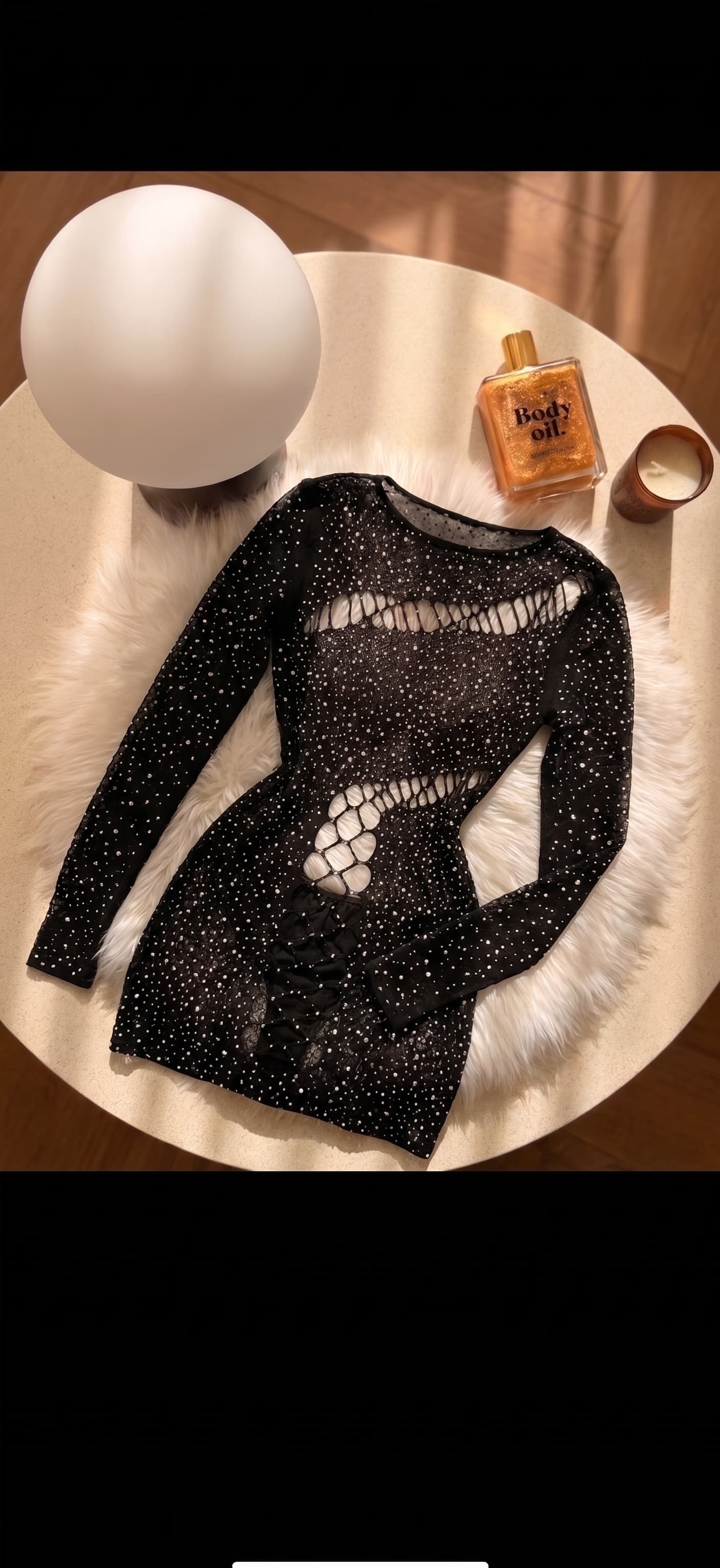 Lingerie "Onyx Précieux"