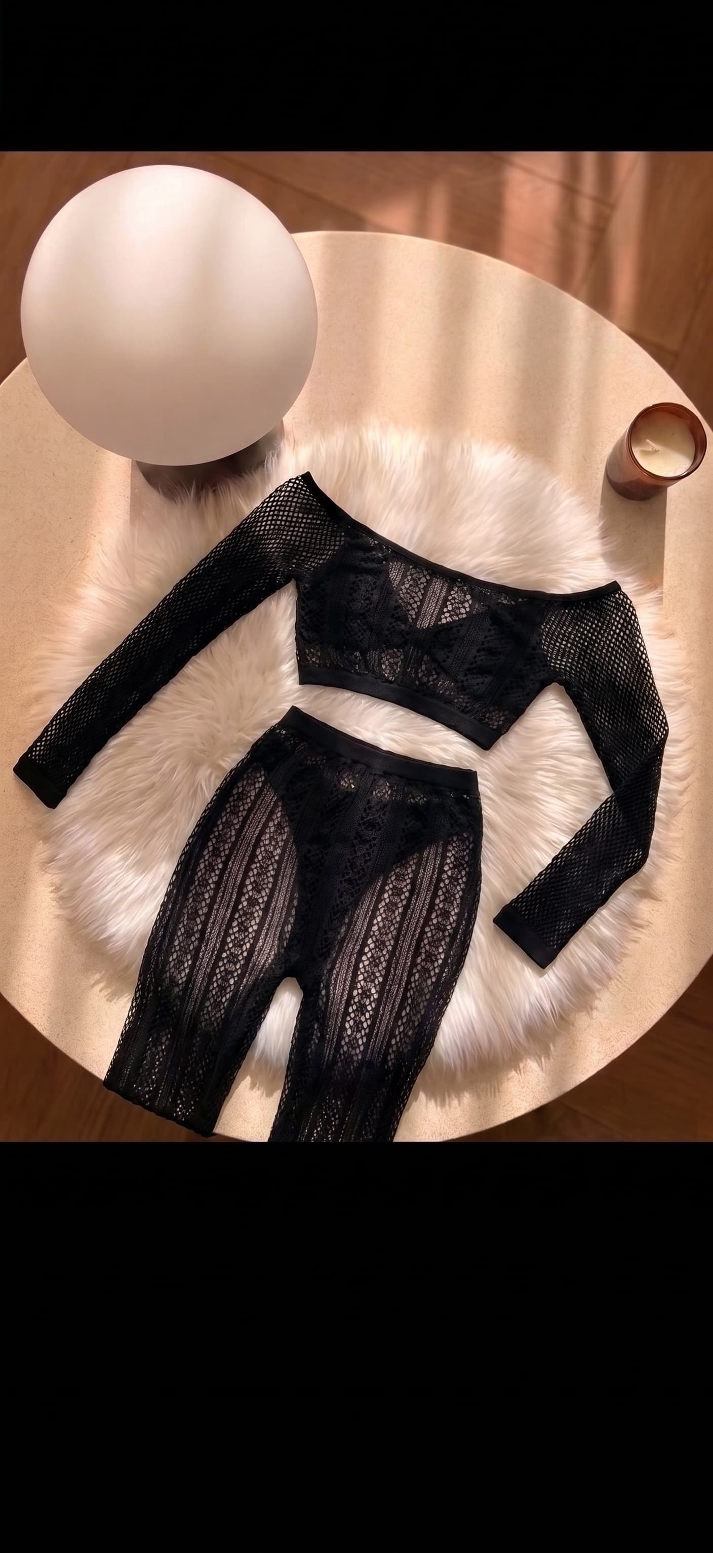 Lingerie "Glamour Noir"