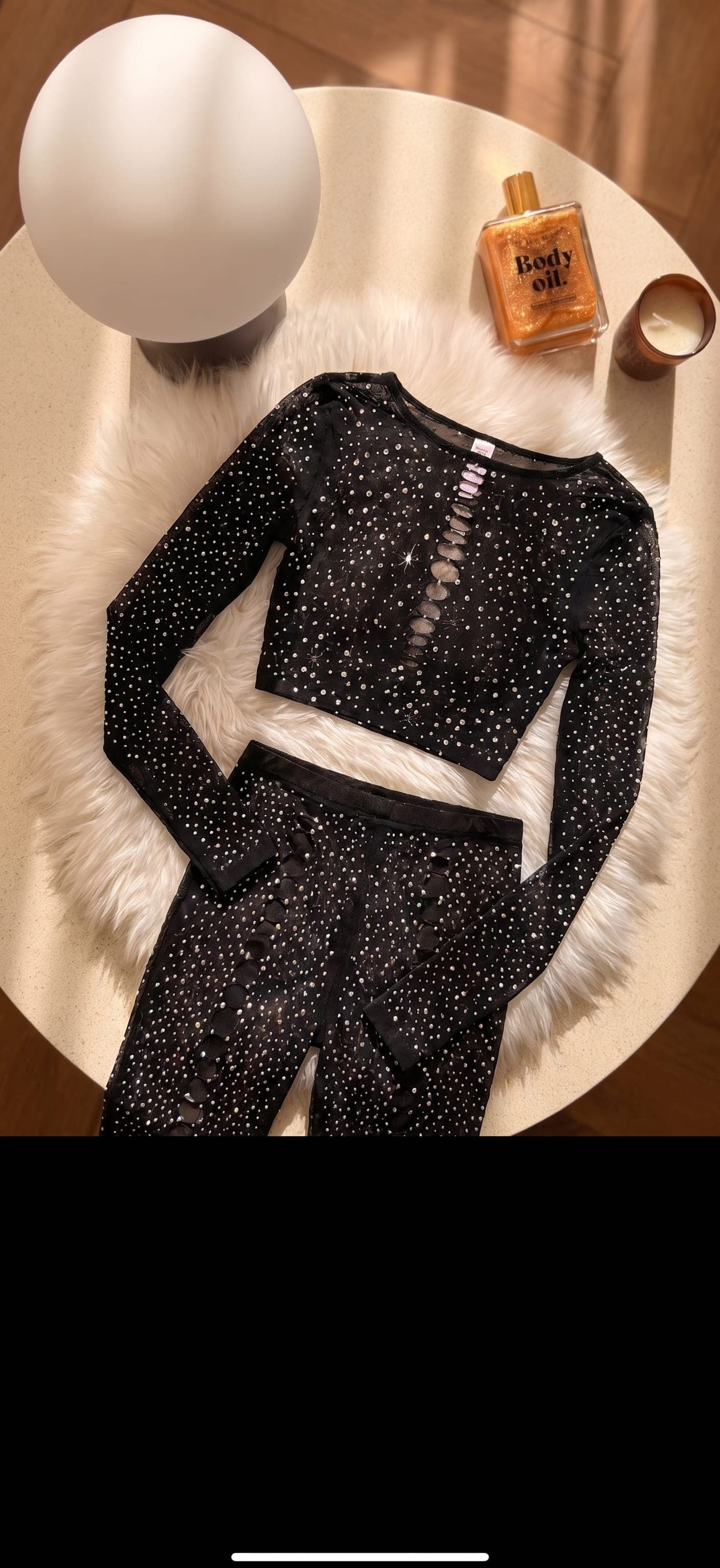 Lingerie "Nuit d'Ébène"