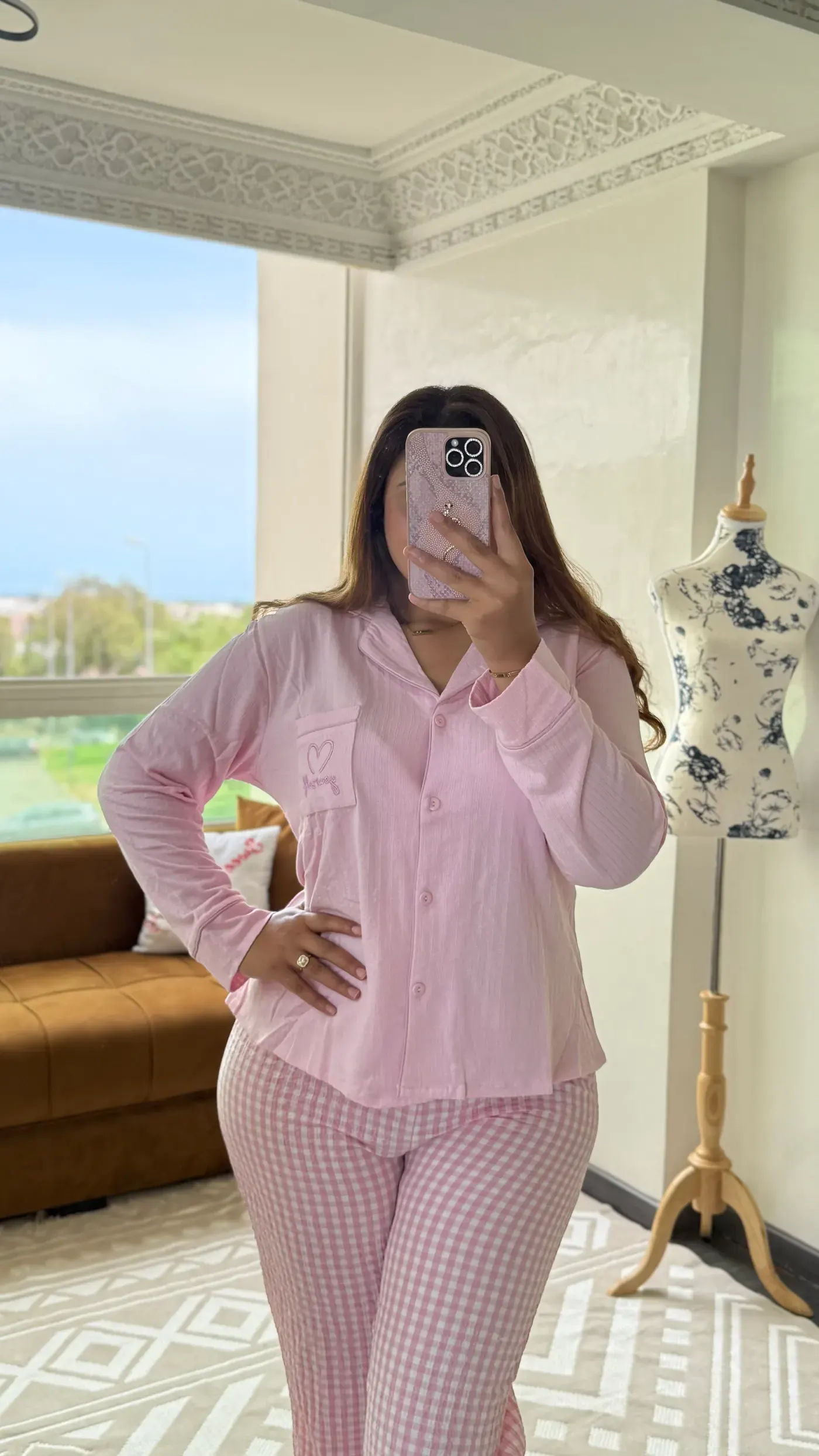 Pyjama Vichy « Joséphine » 2