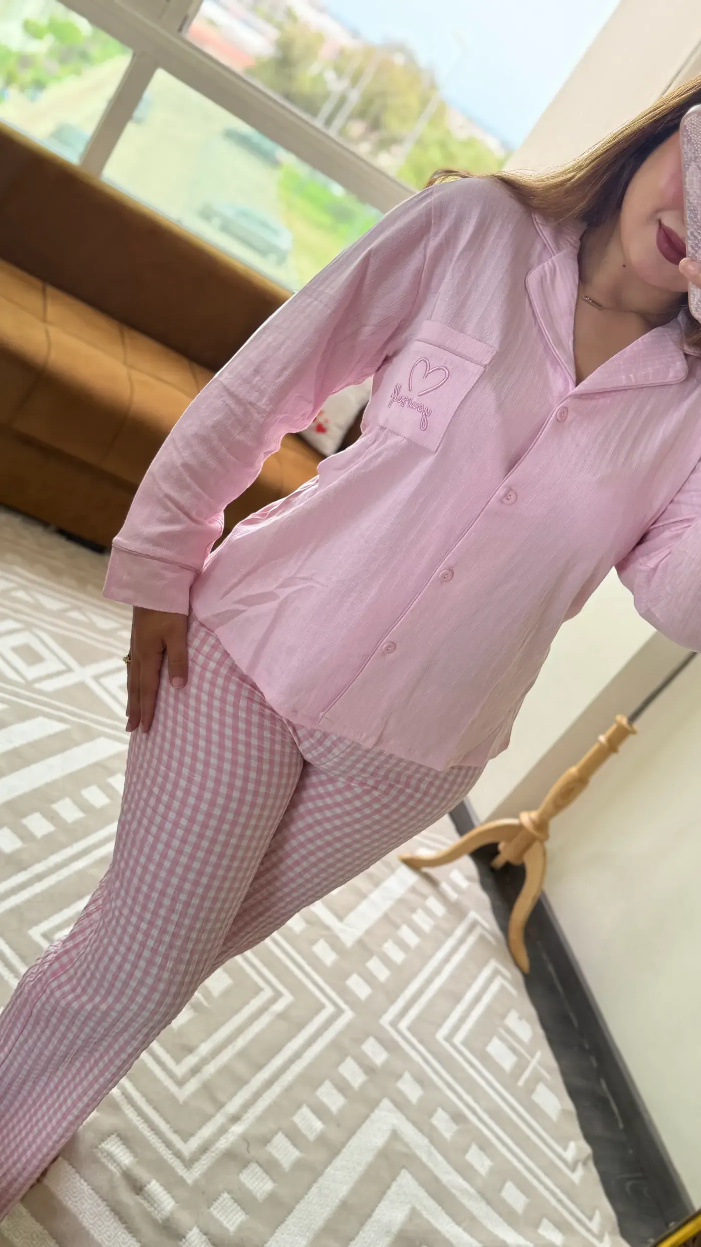 Pyjama Vichy « Joséphine » 3