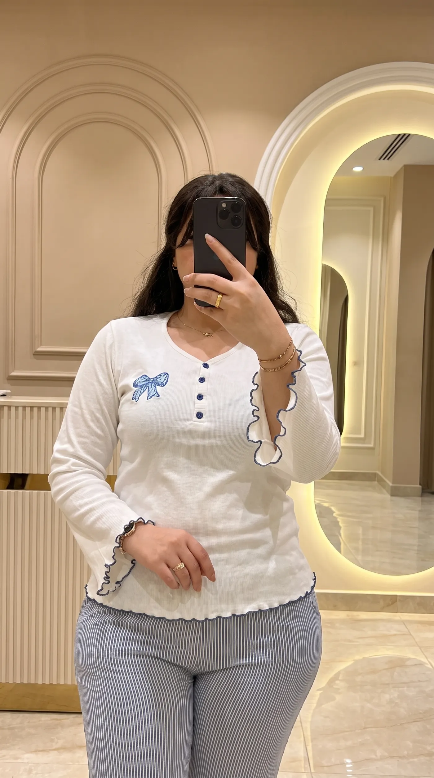 Ensemble Pyjama Rayures Océan 2
