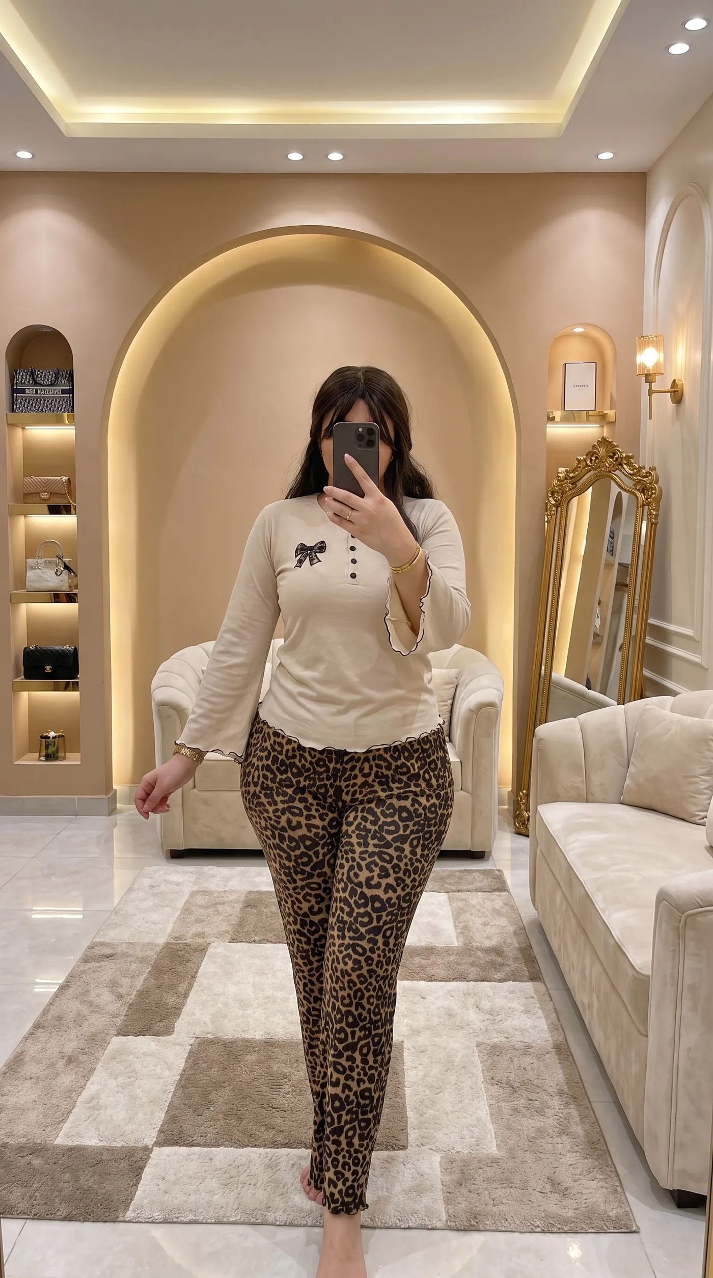 Ensemble Pyjama Léopard Chic 3
