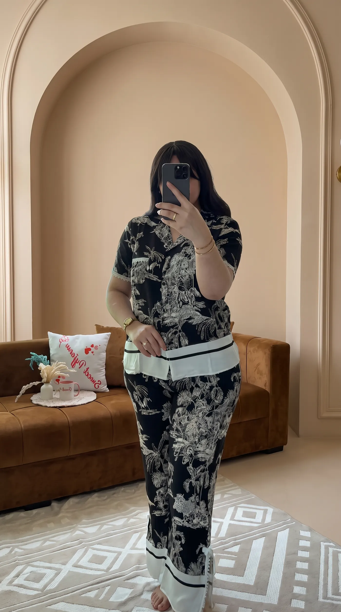 Ensemble Pyjama Safari Monochrome