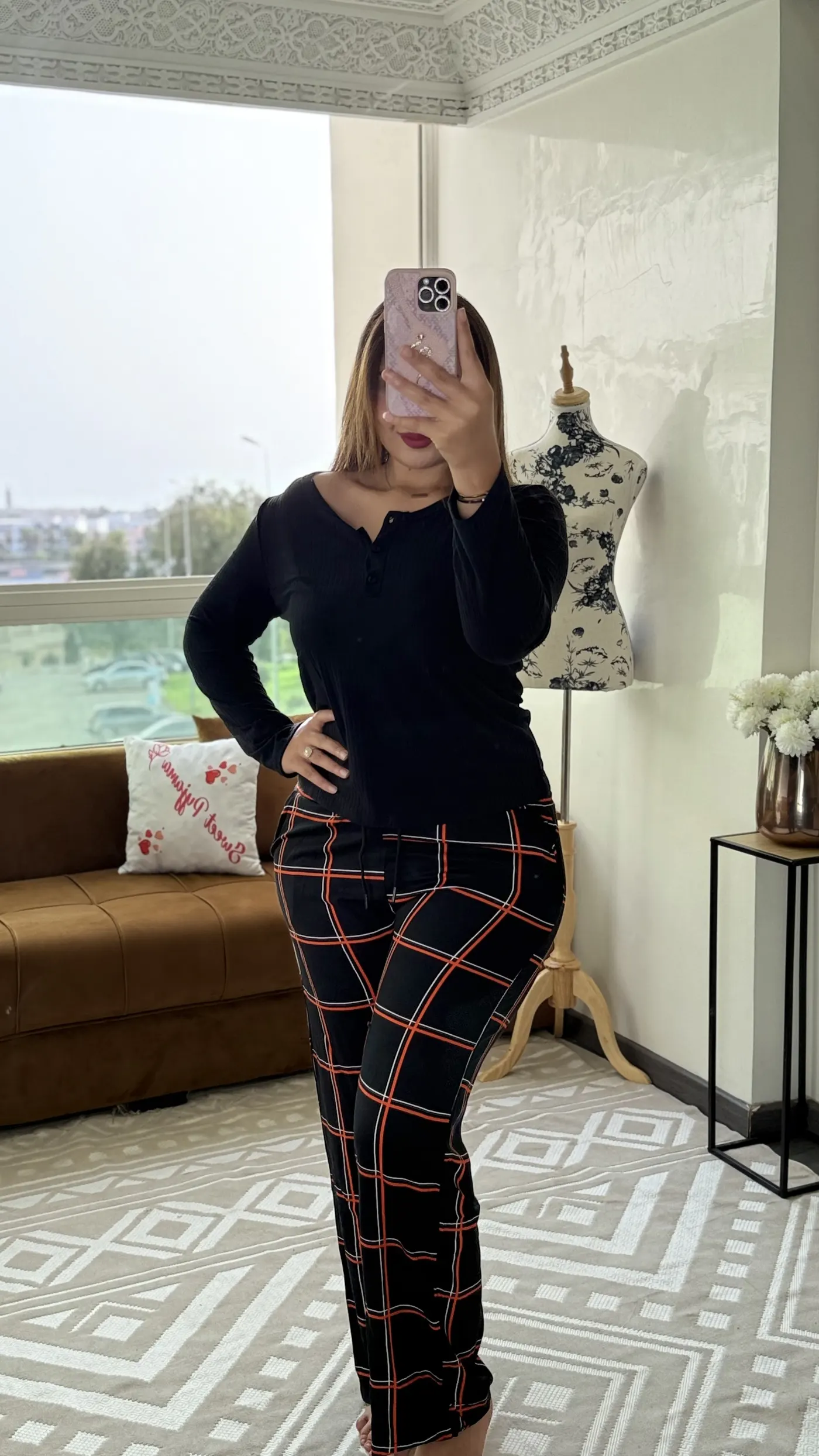 Pyjama Côtelé & Pantalon Imprimé 4