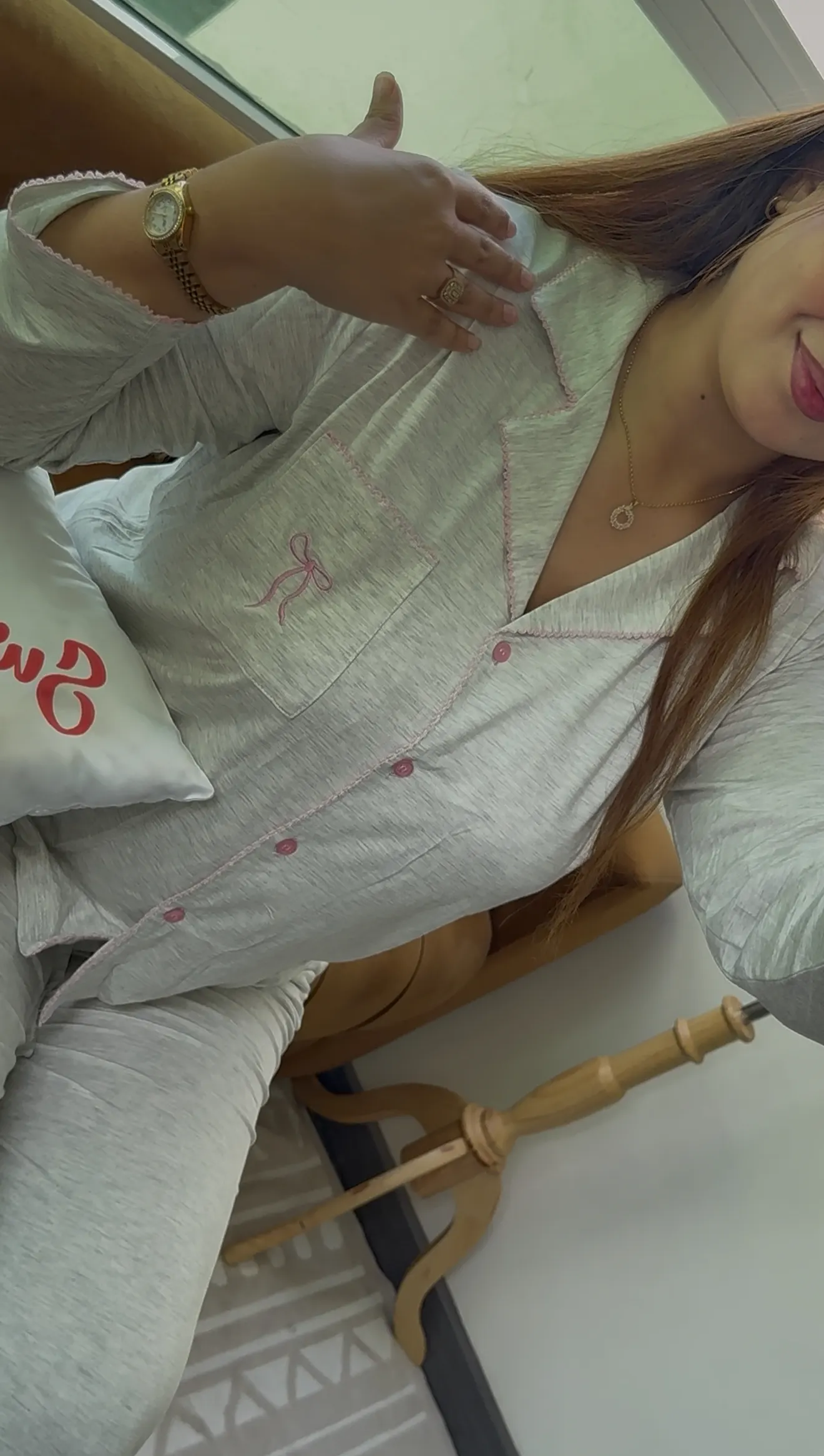Pyjama Bicolore "Gris Perle" 2