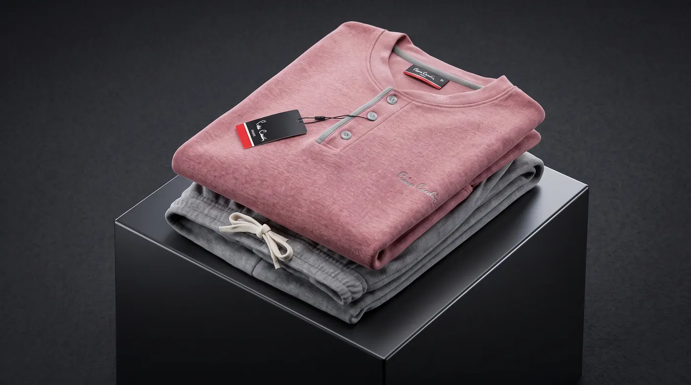 Pyjama Homme "Détente Rose Cendré"