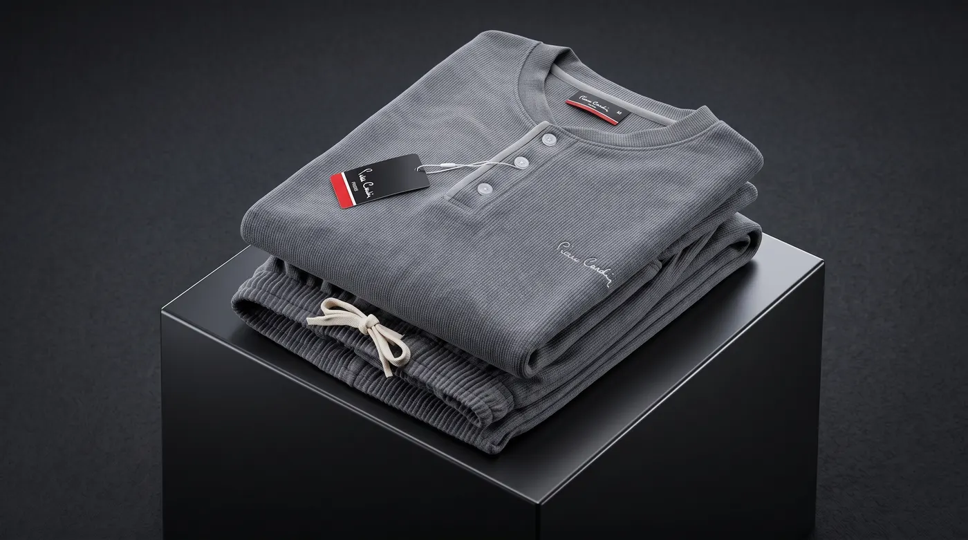 Pyjama Homme "Confort Chiné Gris"