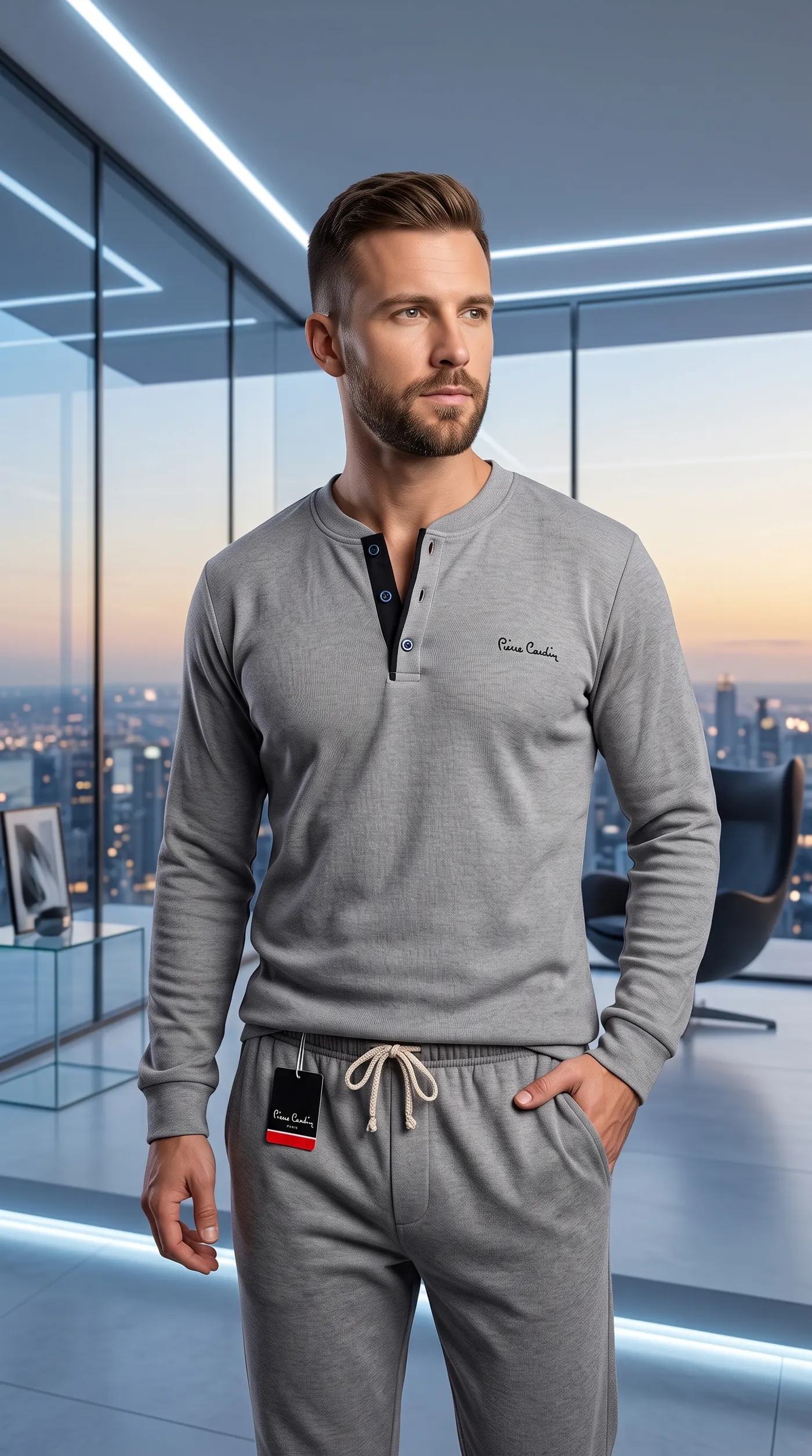 Pyjama Homme "Silver Contrast" 2