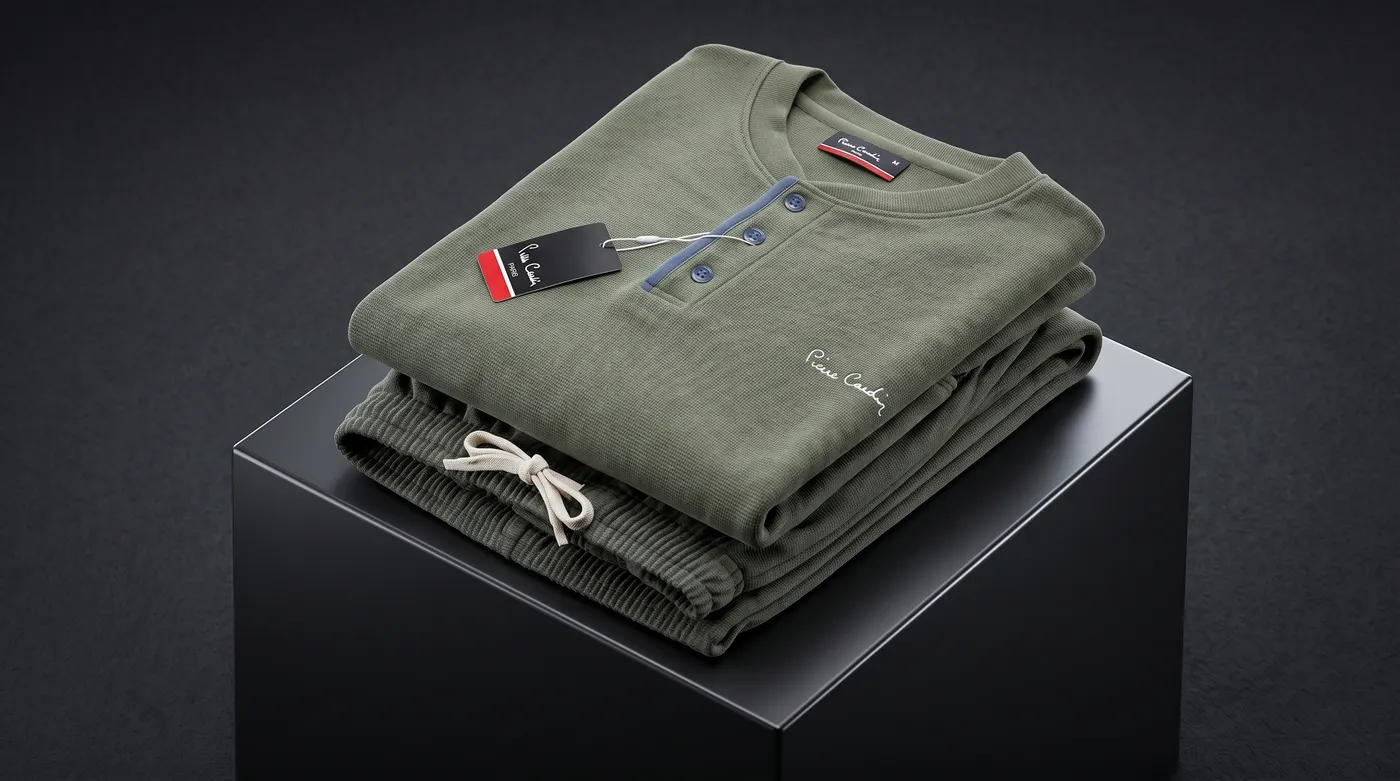 Pyjama Homme "Kaki Denim Pocket"