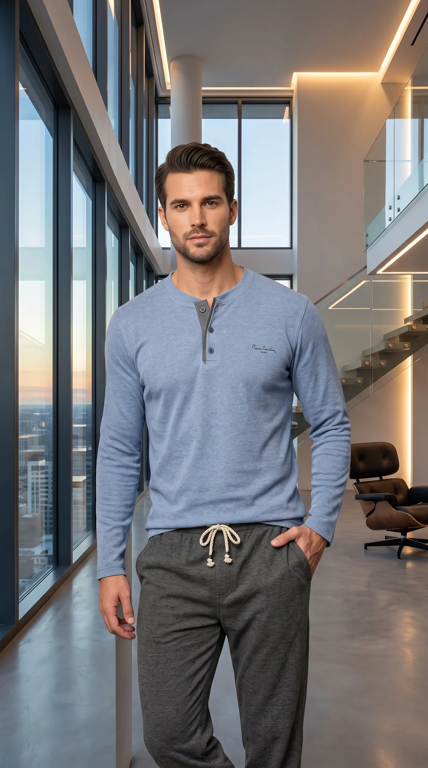 Pyjama Homme "Classique Perle" 2