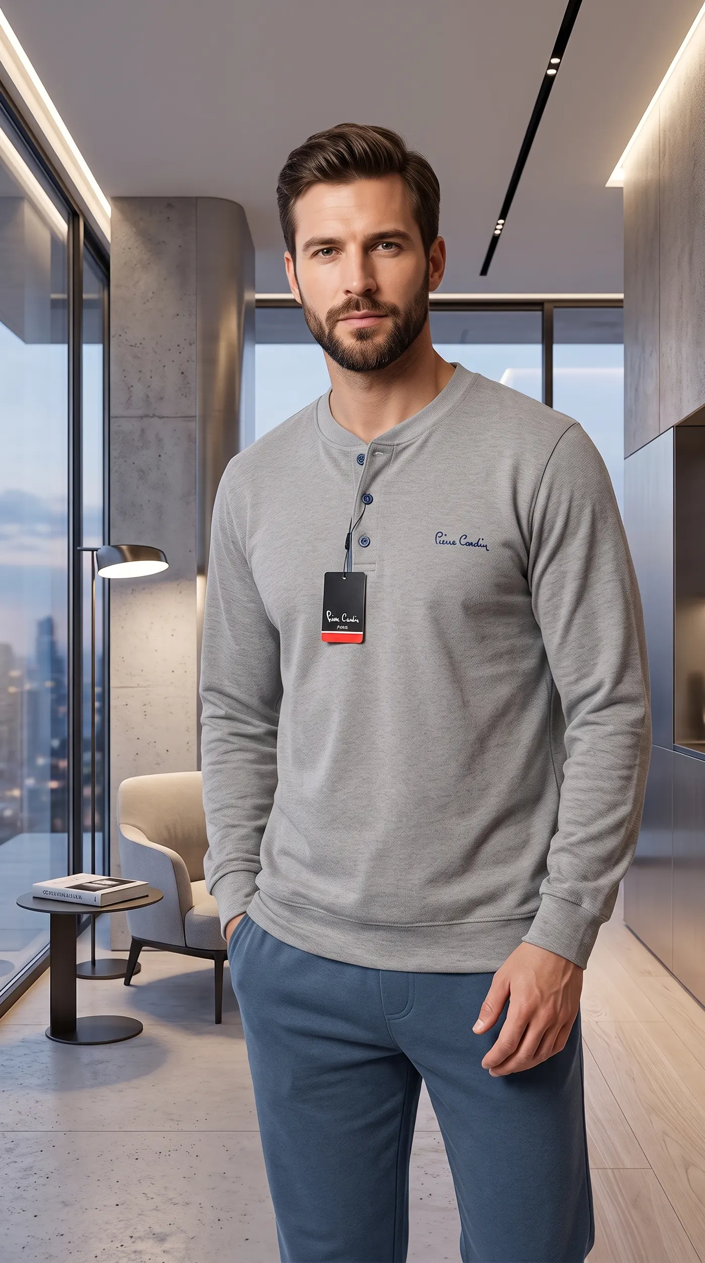 Pyjama Homme "Slate Blue Harmony" 2