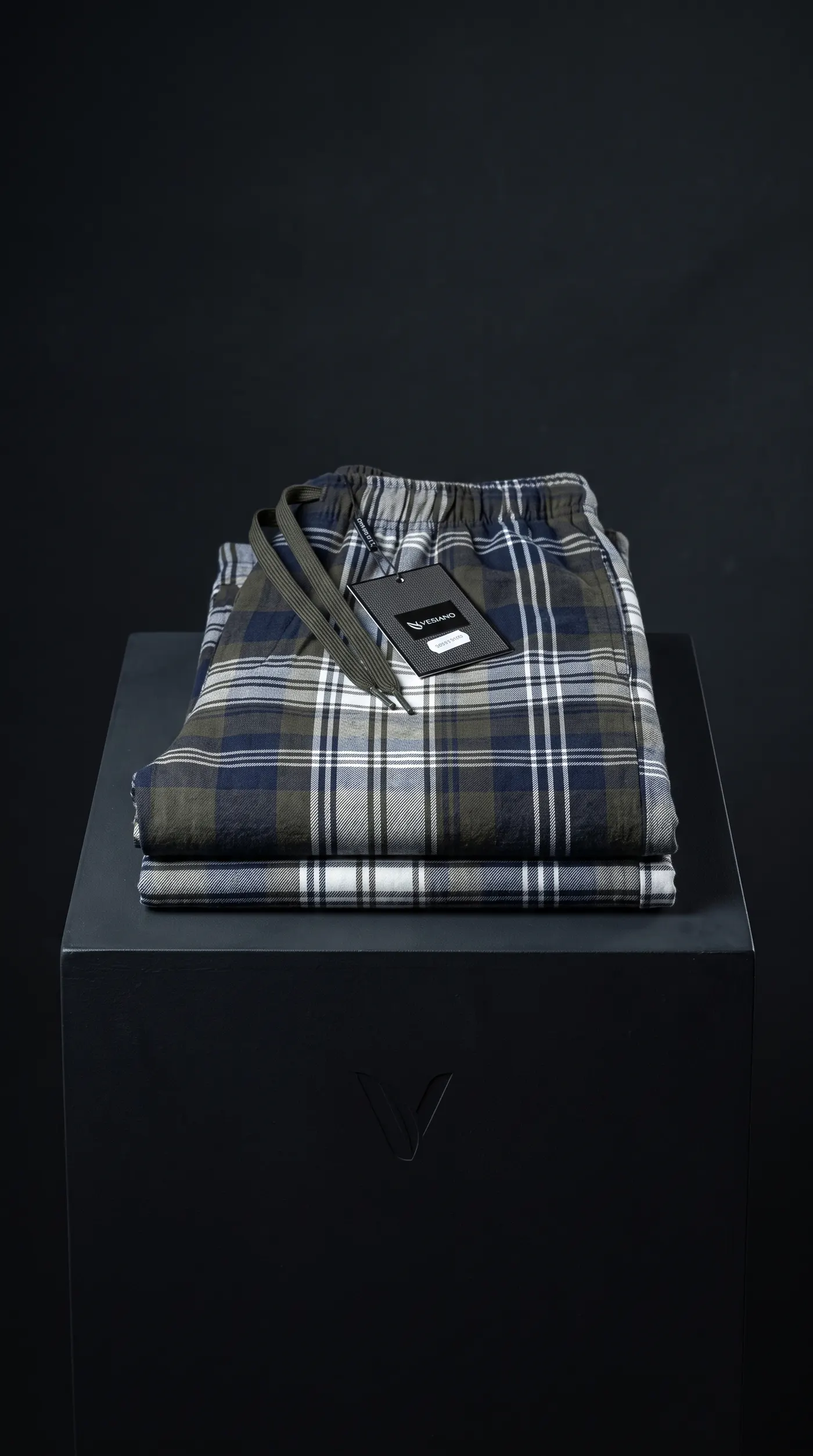 Pantalon de Pyjama "Tartan Vert Forêt"
