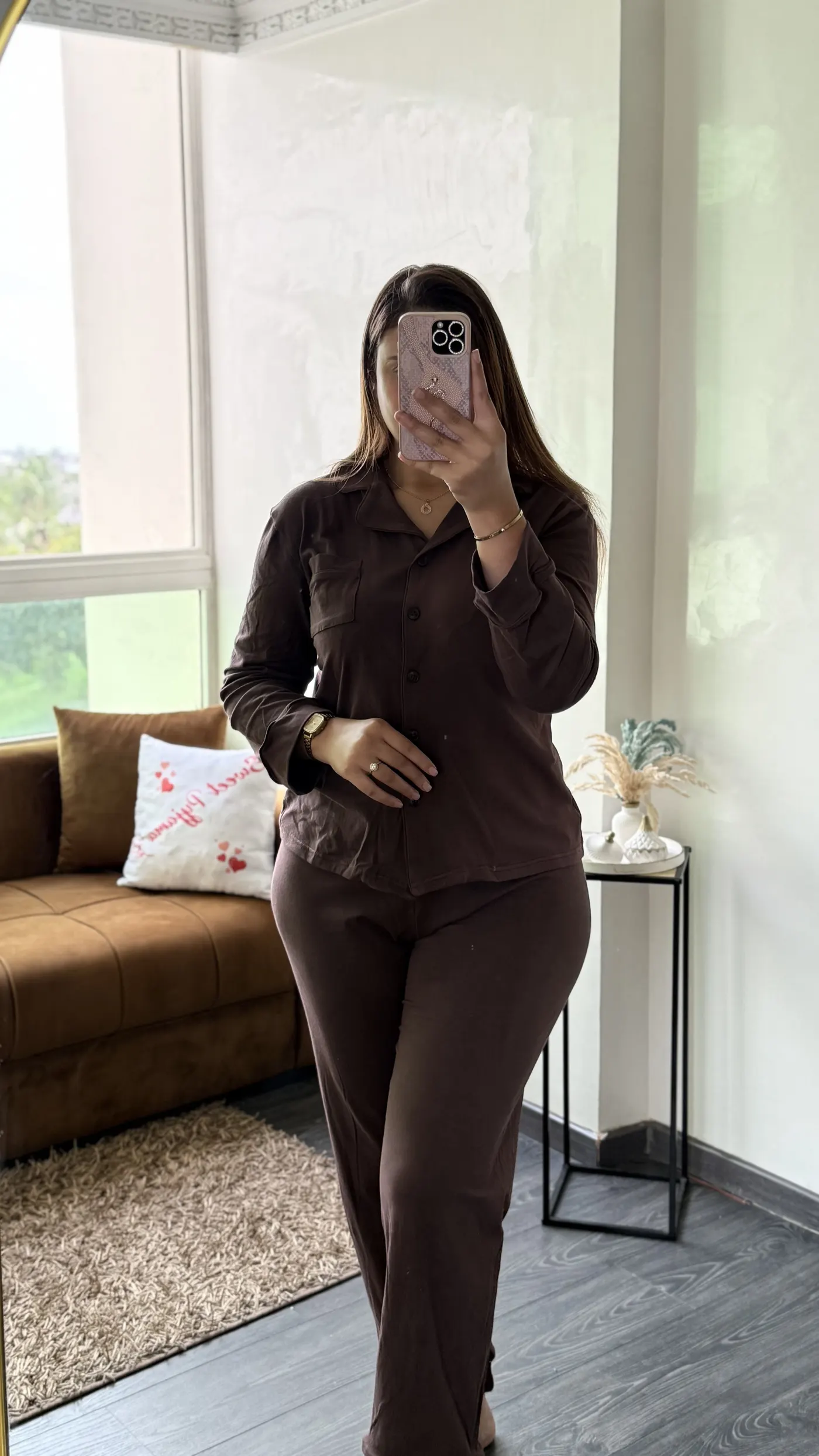Pyjama Uni "Chocolat" 2