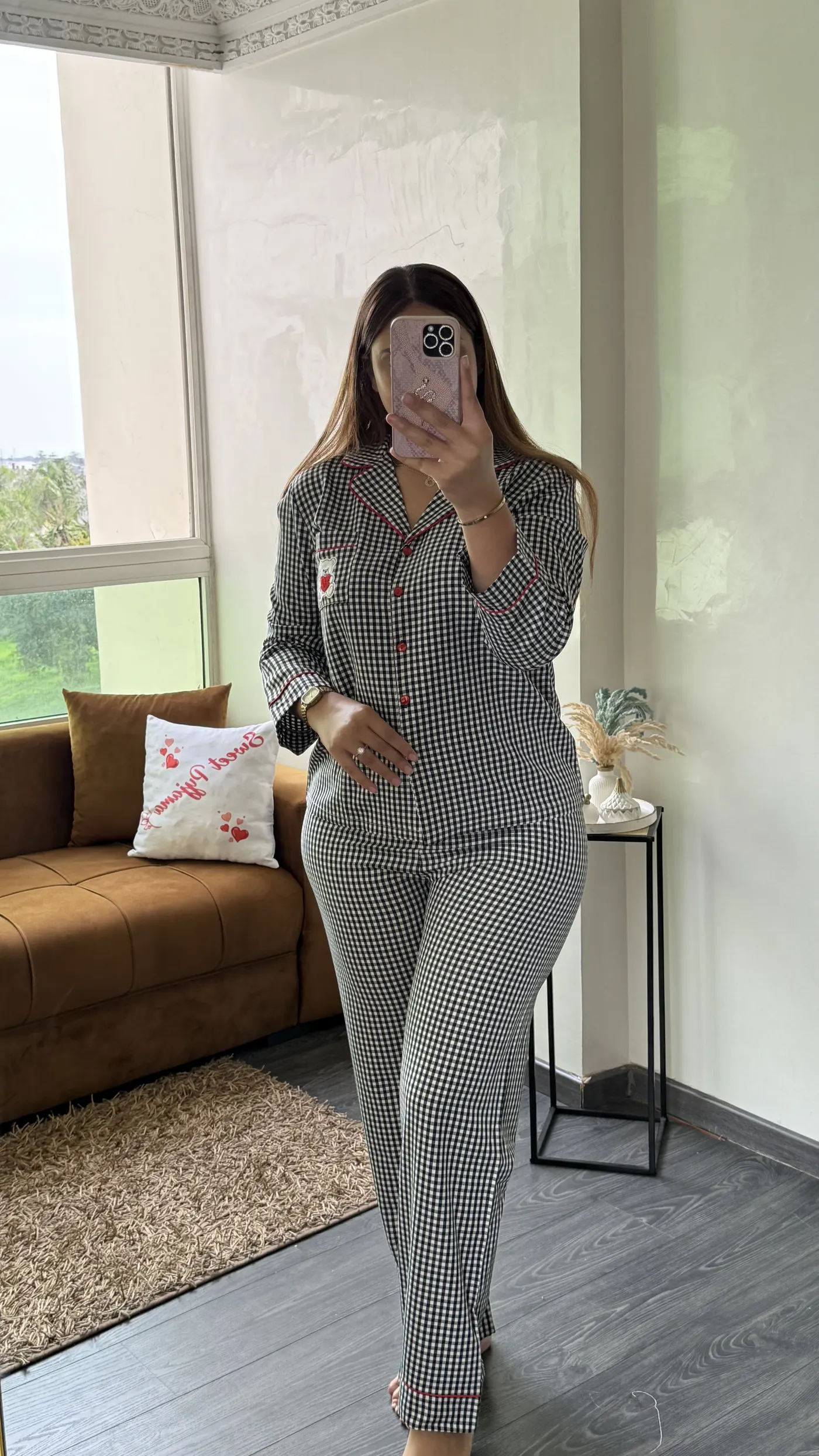 Pyjama "Vichy Ourson"