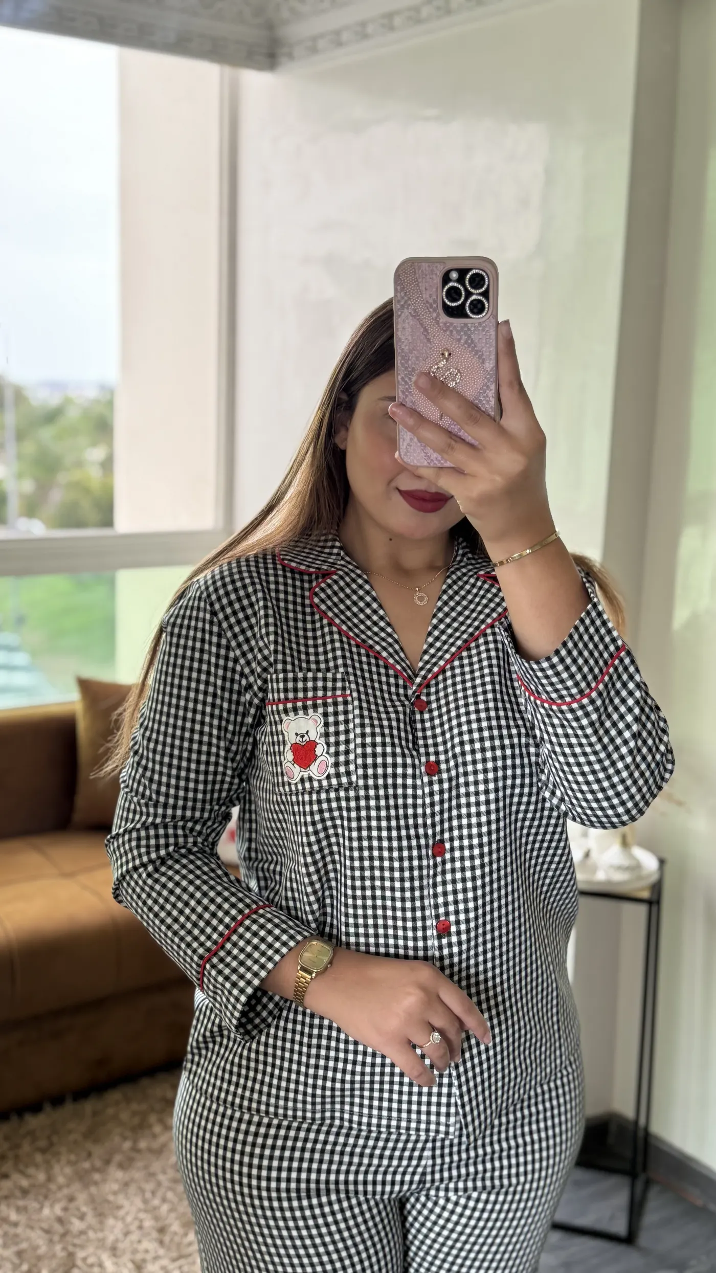 Pyjama "Vichy Ourson" 2