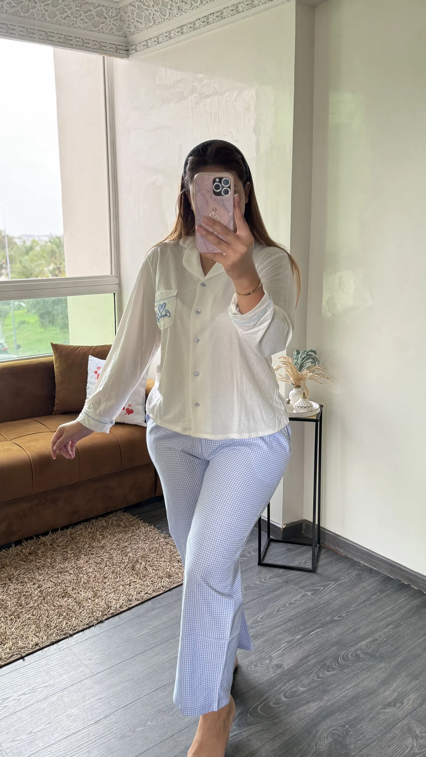 Pyjama "Vichy Bleu"