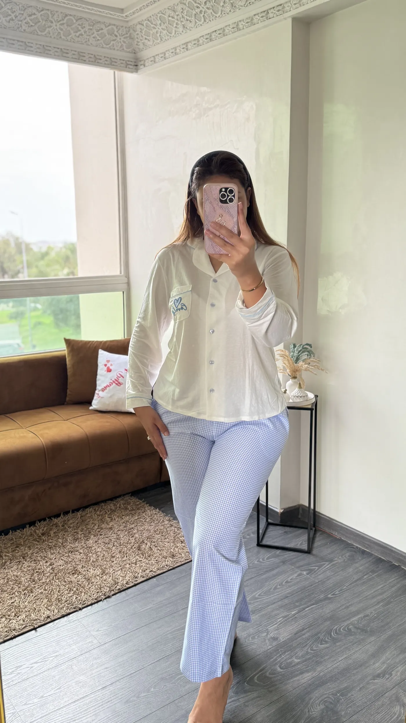 Pyjama "Vichy Bleu" 2