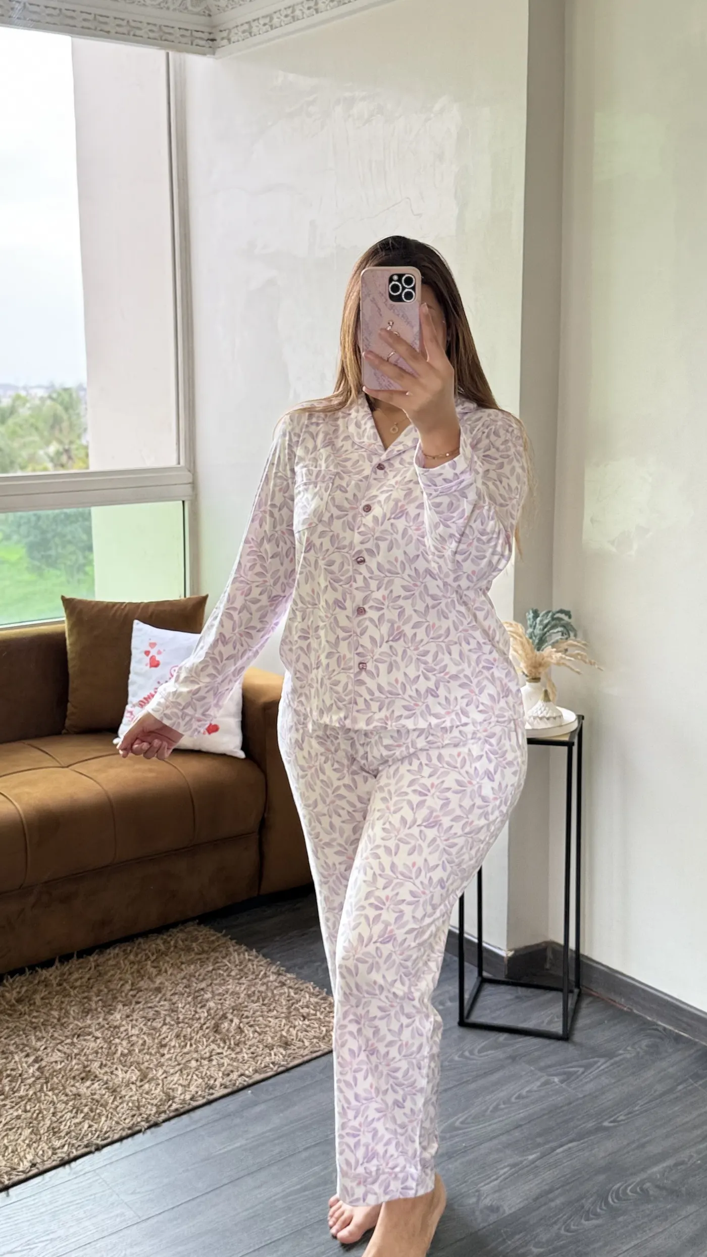 Pyjama "Feuillage Fuchsia"