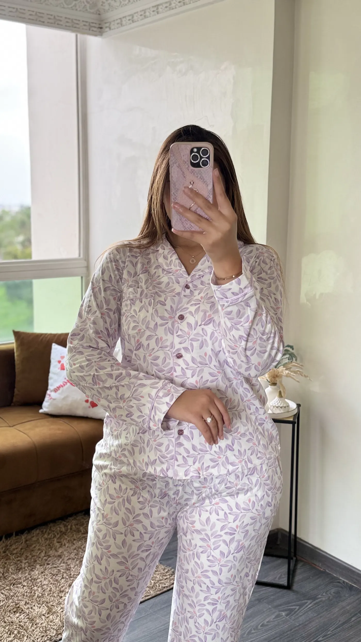 Pyjama "Feuillage Fuchsia" 3