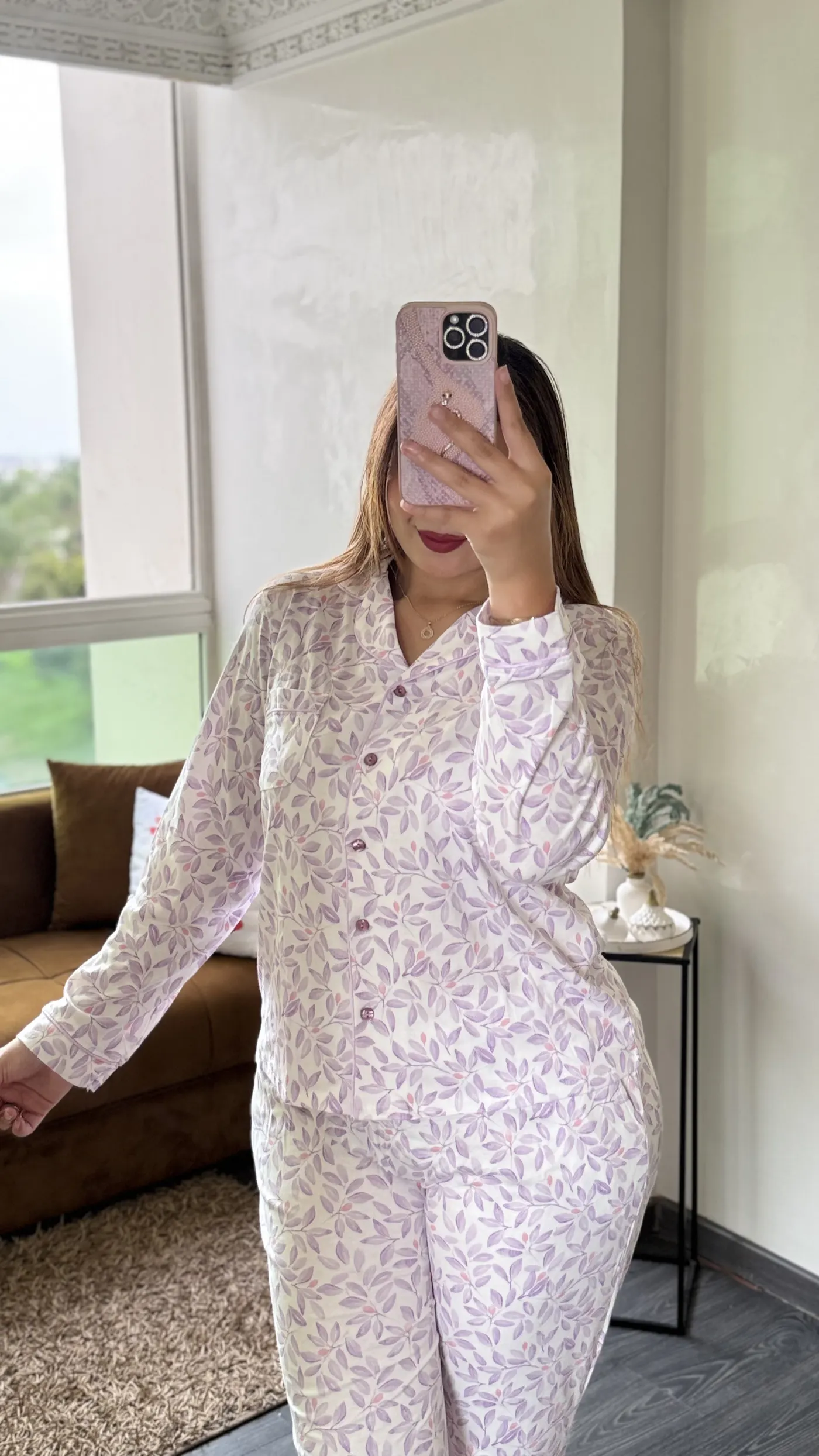 Pyjama "Feuillage Fuchsia" 4