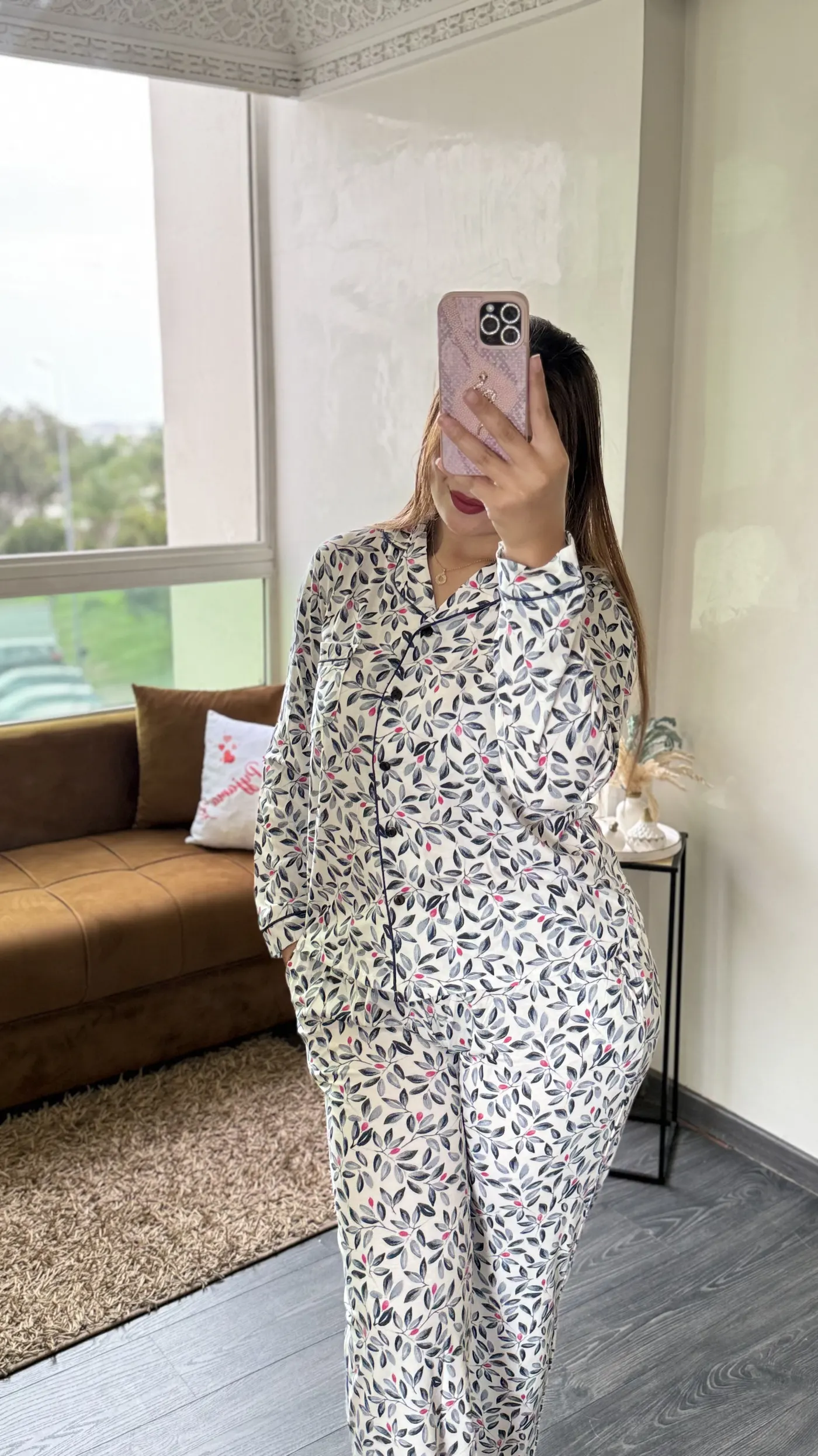 Pyjama "Feuillage Noir" 3