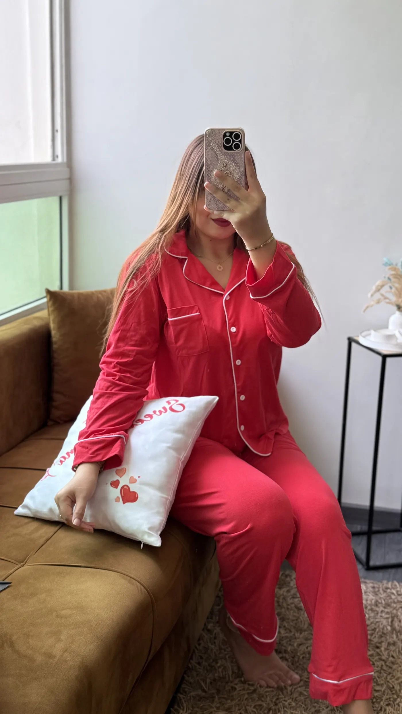 Pyjama Uni "Rouge Rubis" 3