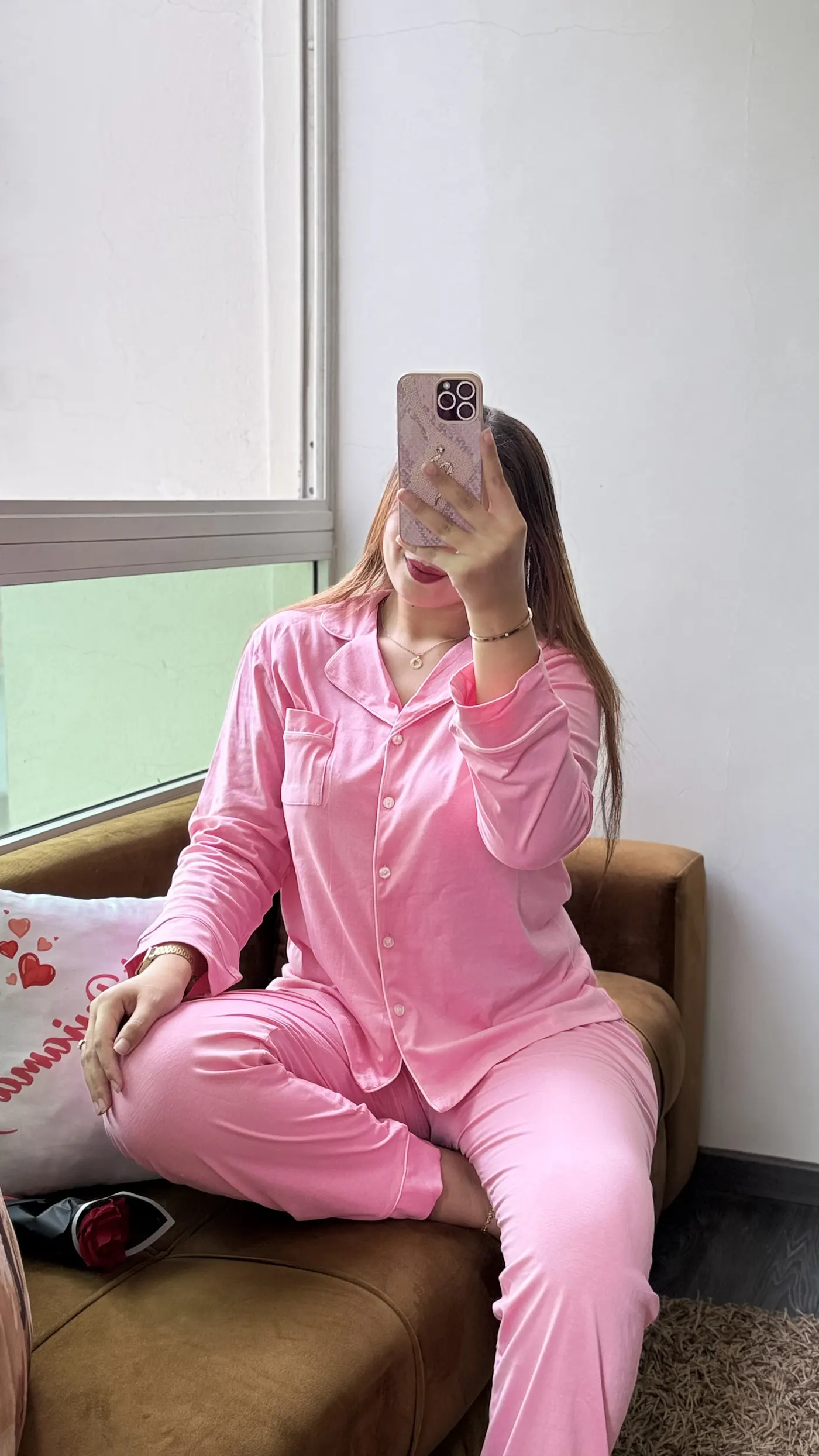 Pyjama Uni "Rose Bonbon" 3