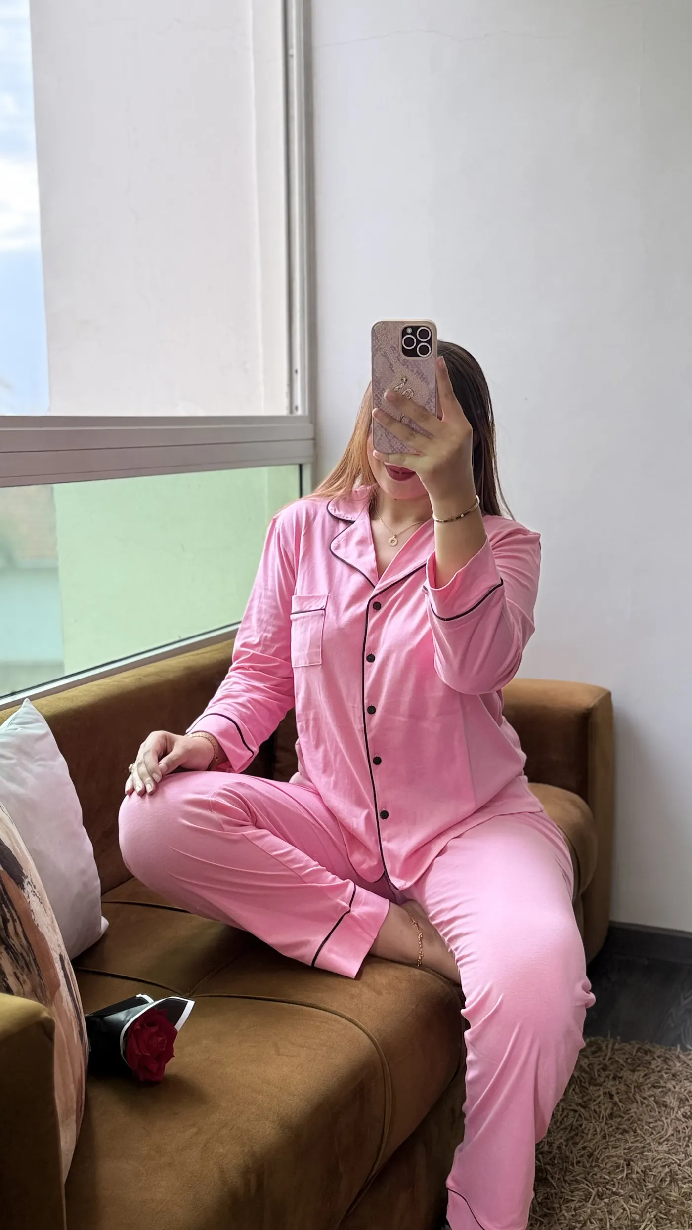 Pyjama Uni "Rose Chic" 3