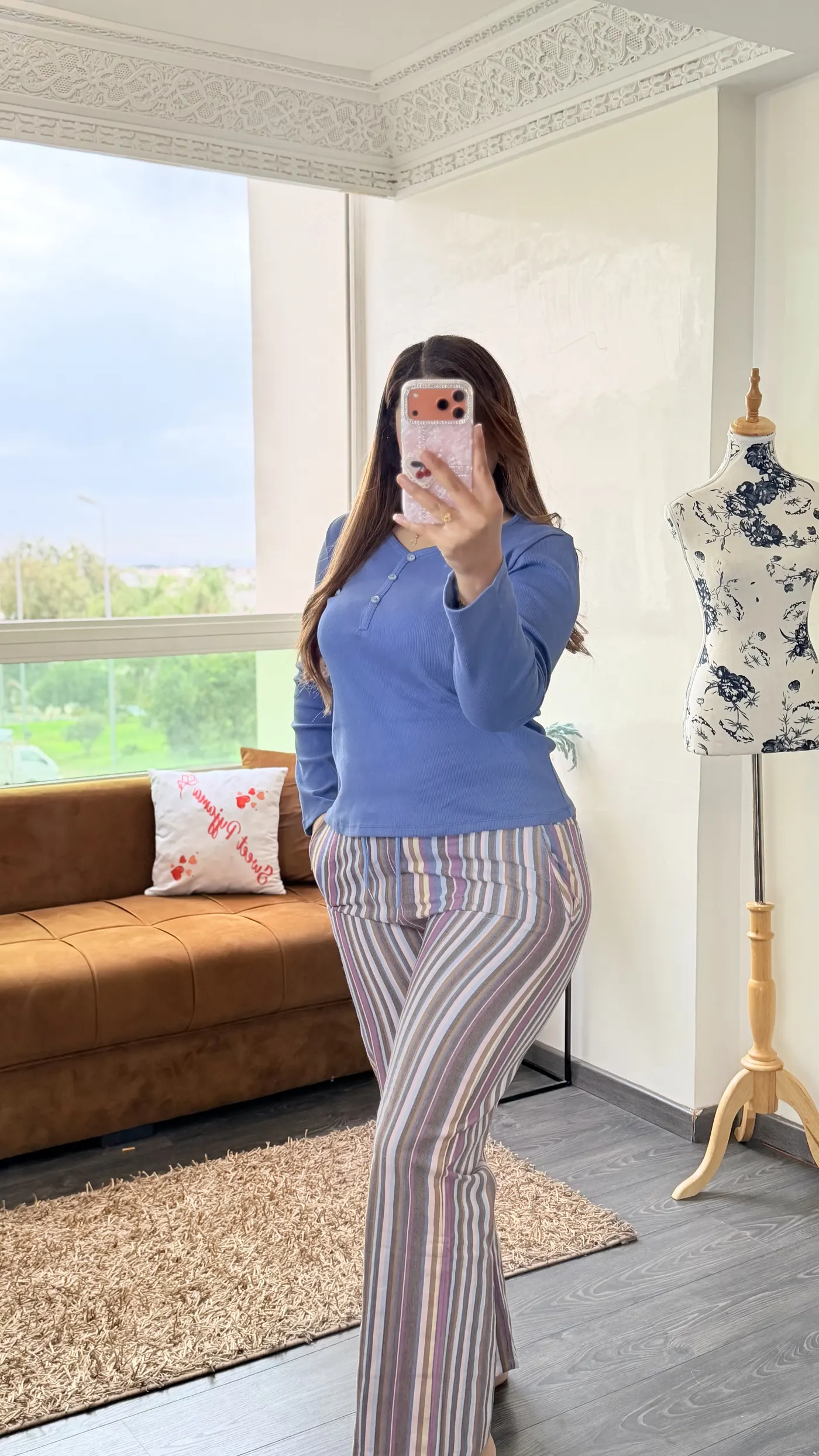 Pyjama Rayé Bleu 3