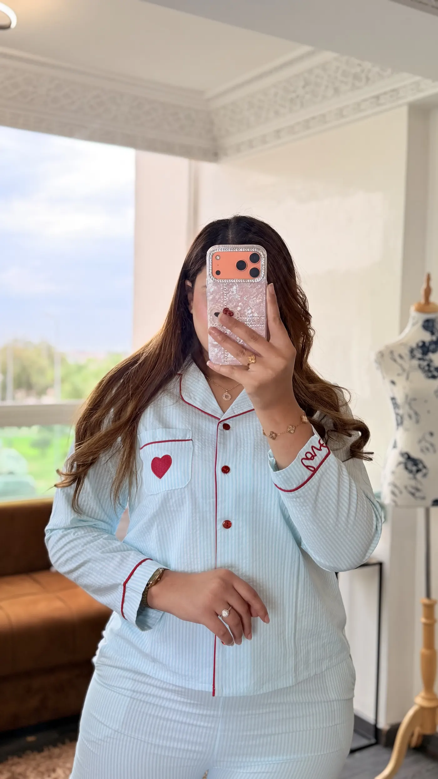 Pyjama Cœur Bleu 2