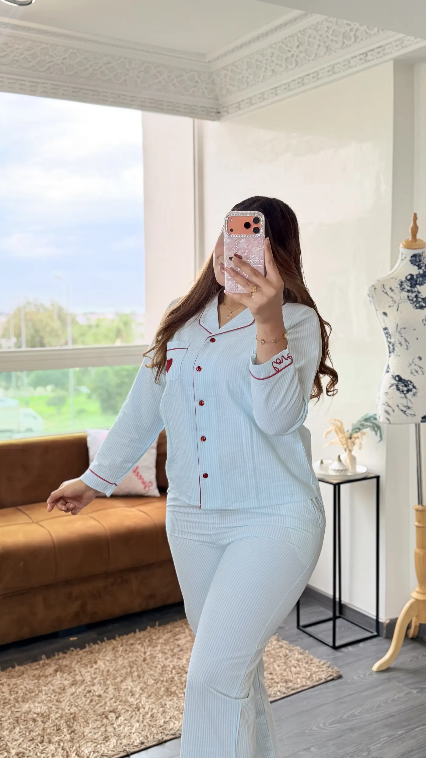 Pyjama Cœur Bleu 3