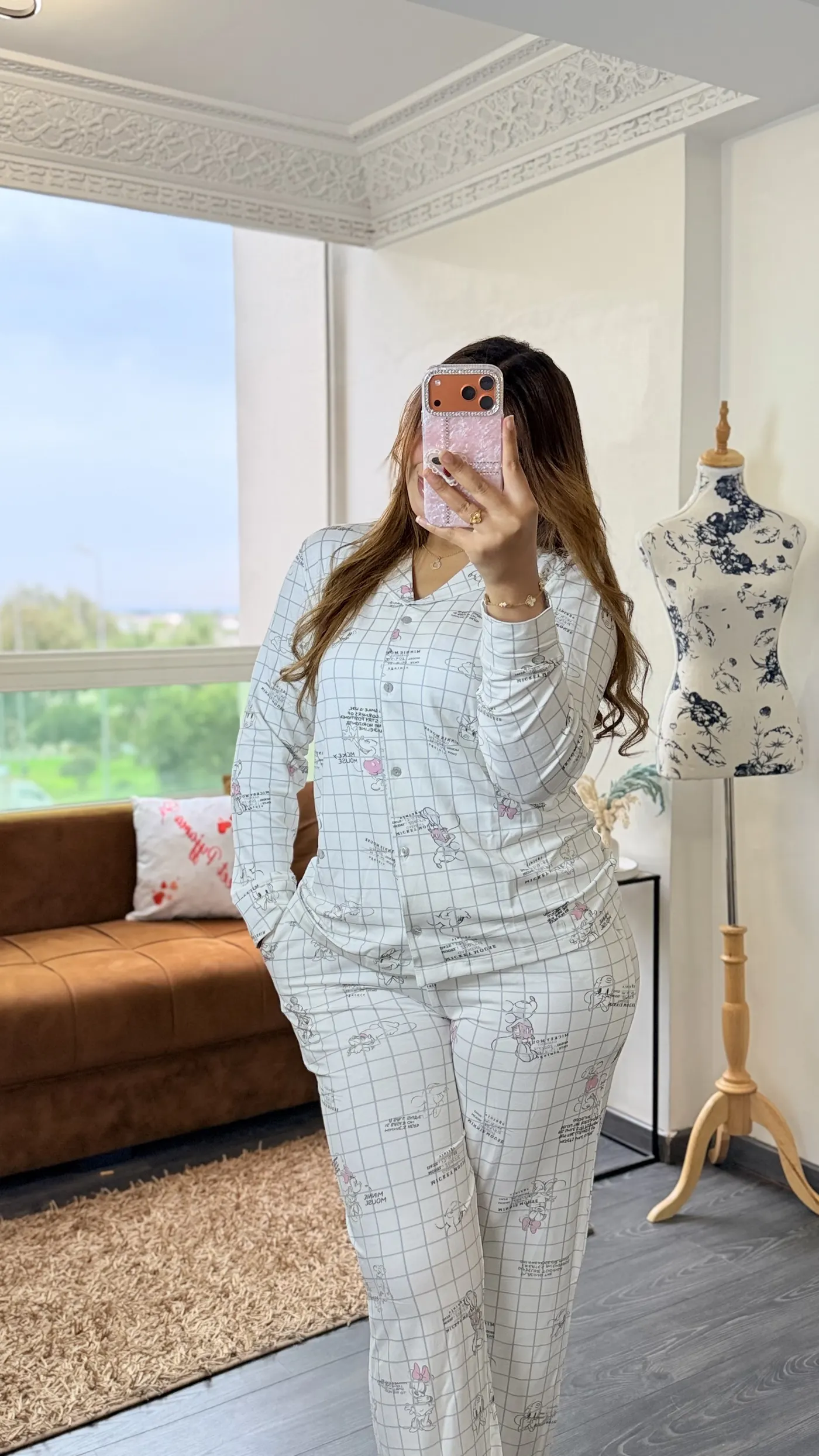 Pyjama Quadrillé Bleu 3