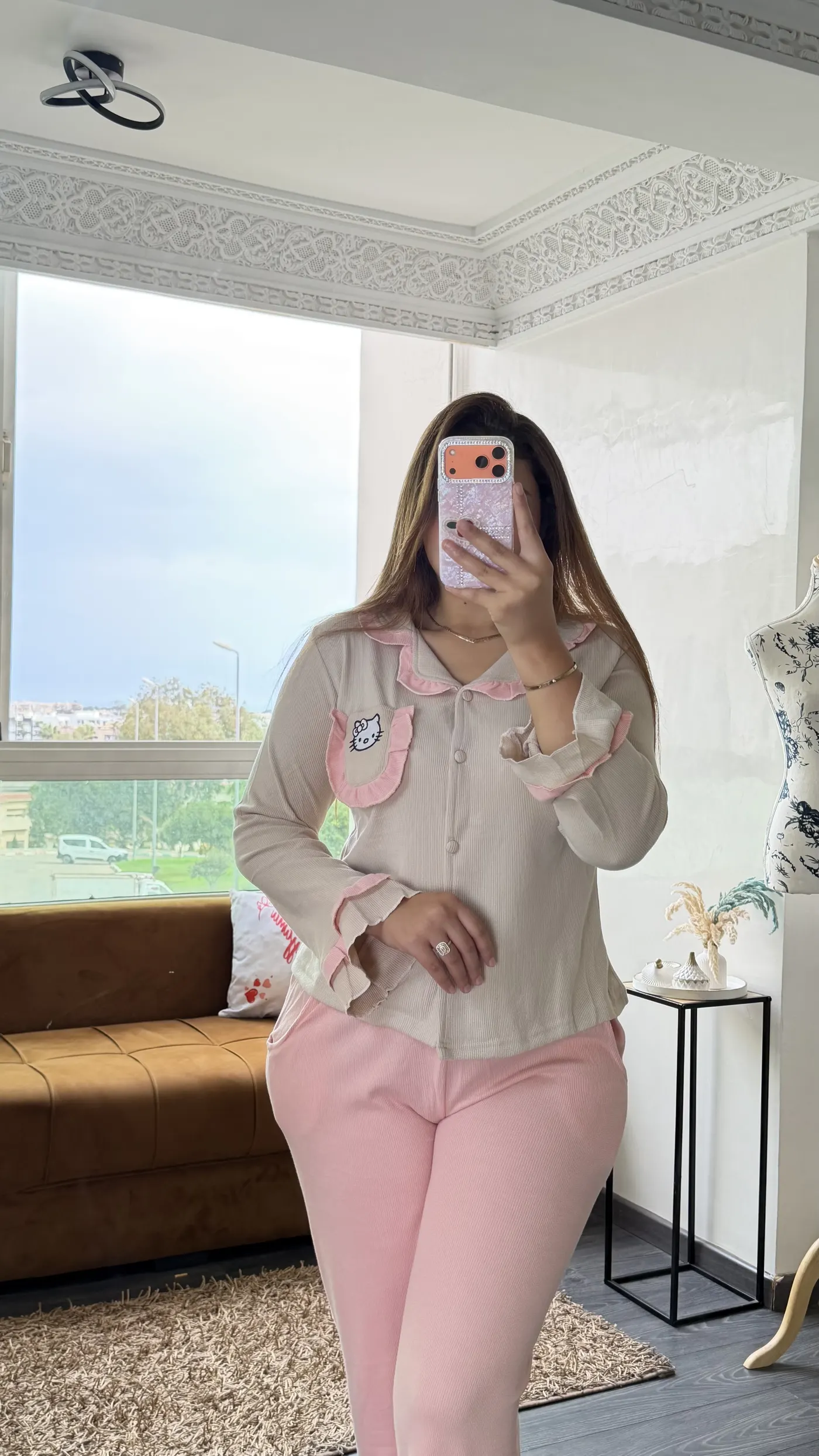 Pyjama Volants Rose 4