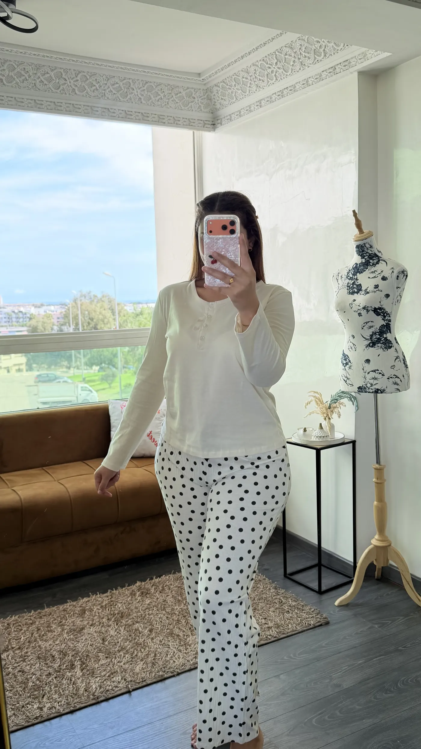 Pyjama Polka Black & White
