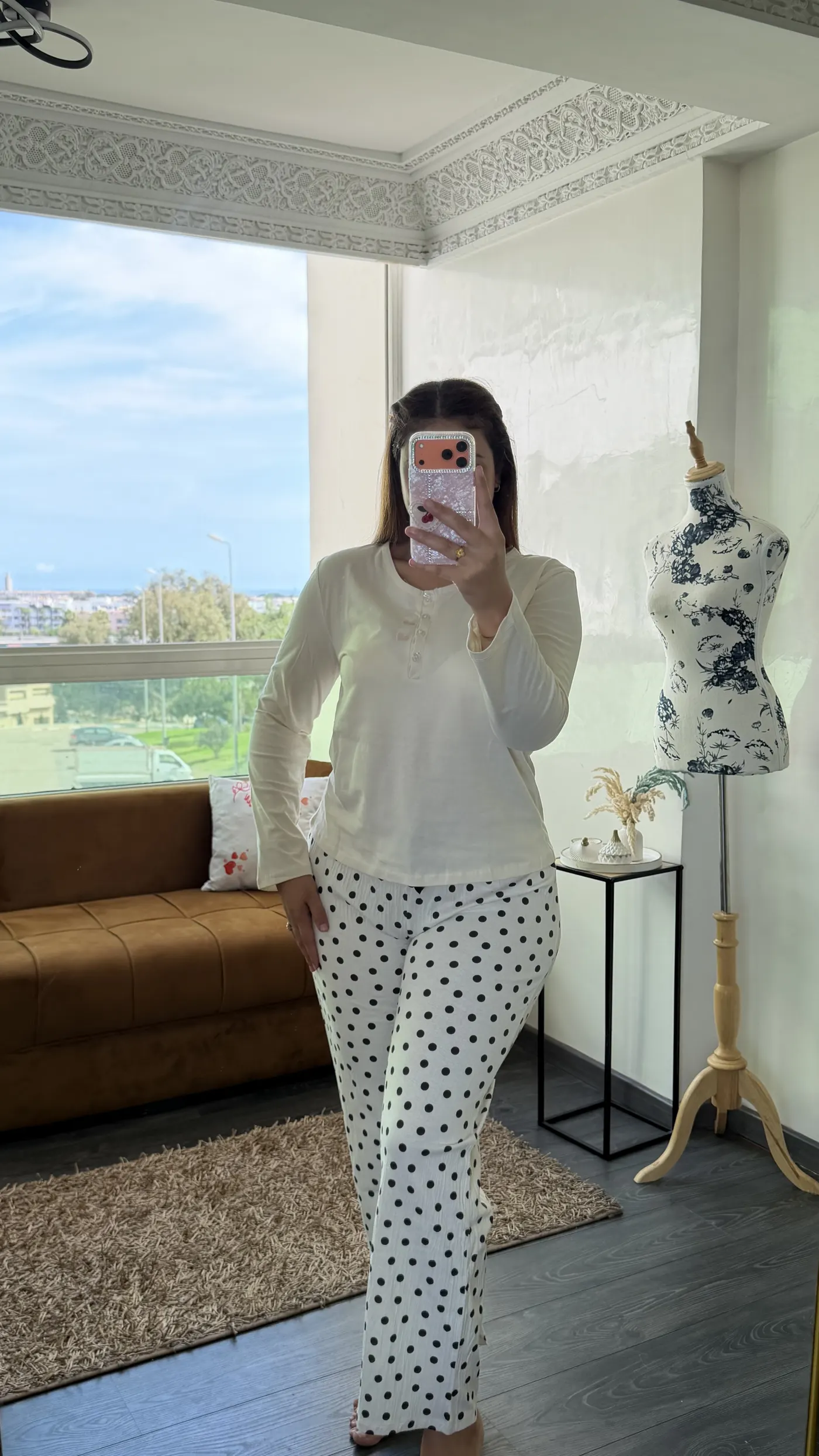 Pyjama Polka Black & White 2