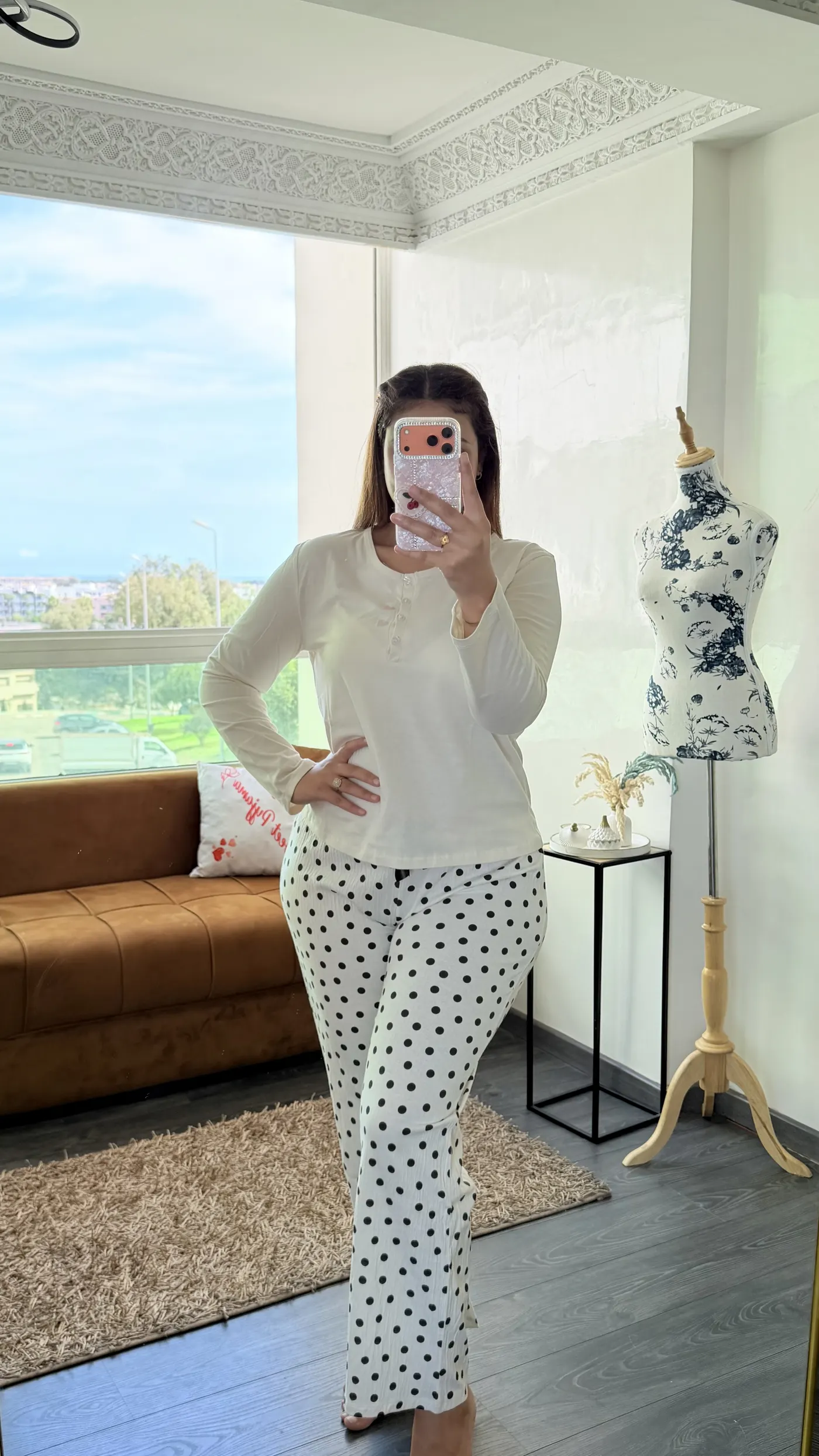Pyjama Polka Black & White 3