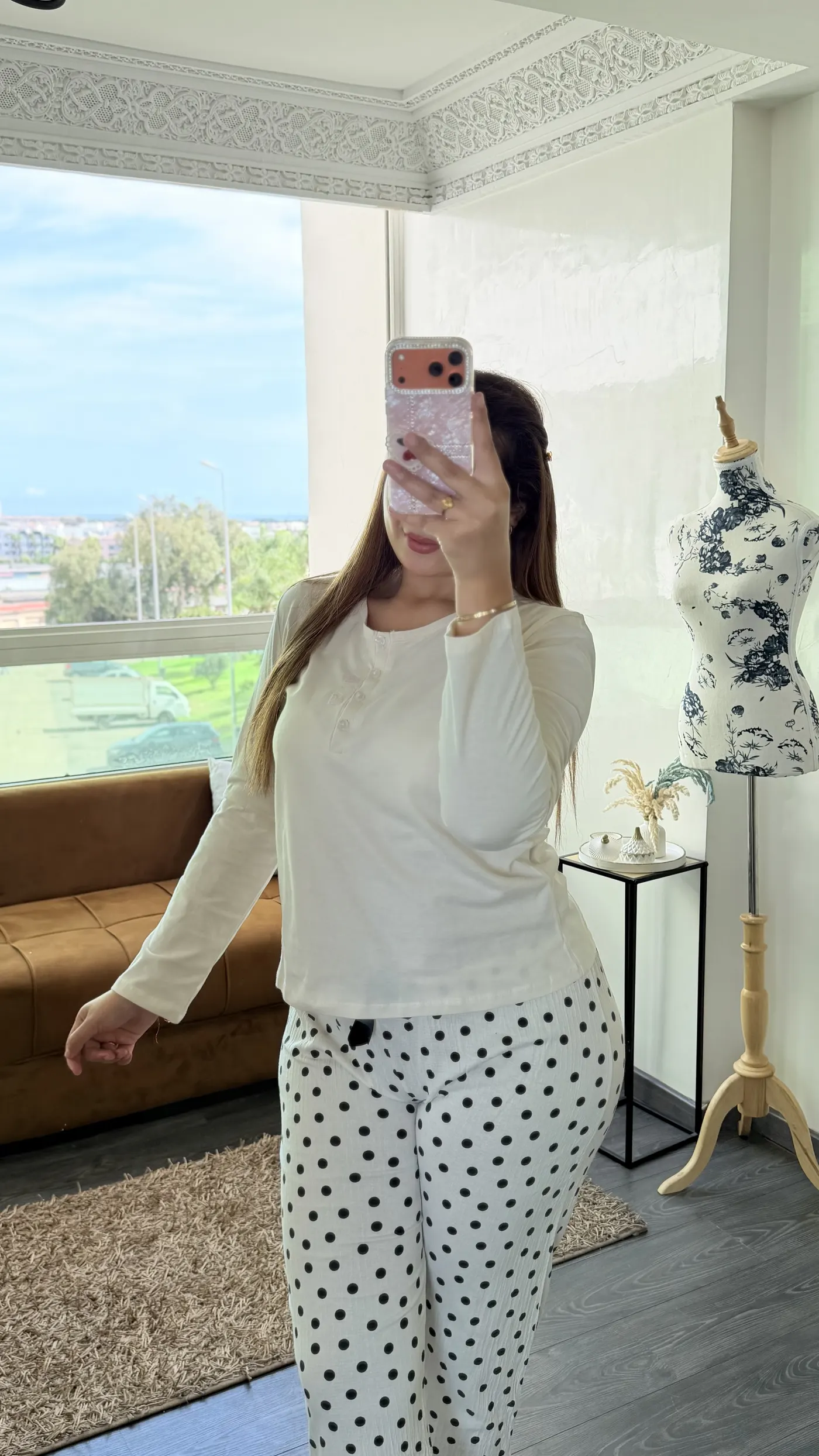 Pyjama Polka Black & White 4