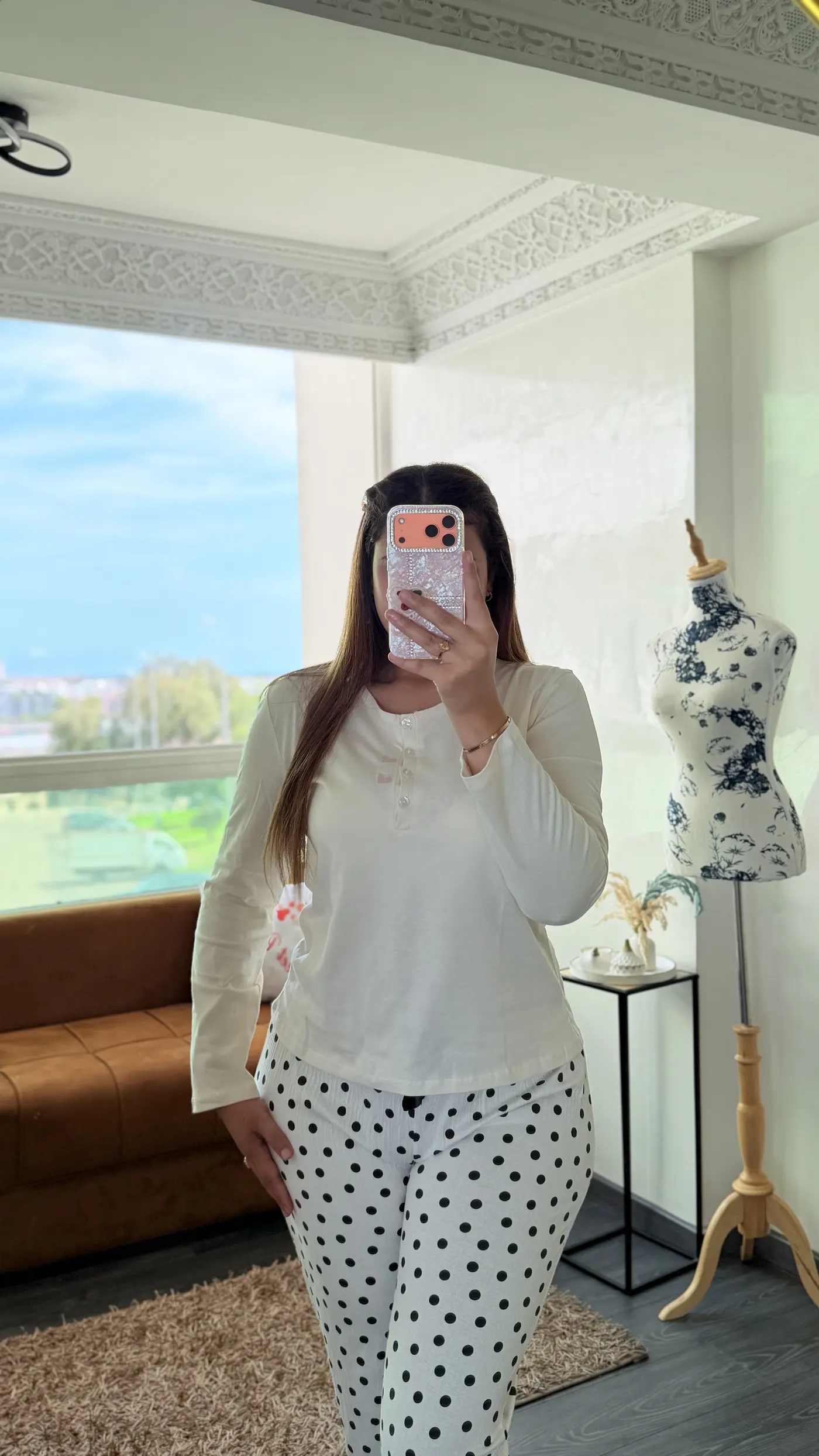 Pyjama Polka Black & White 5