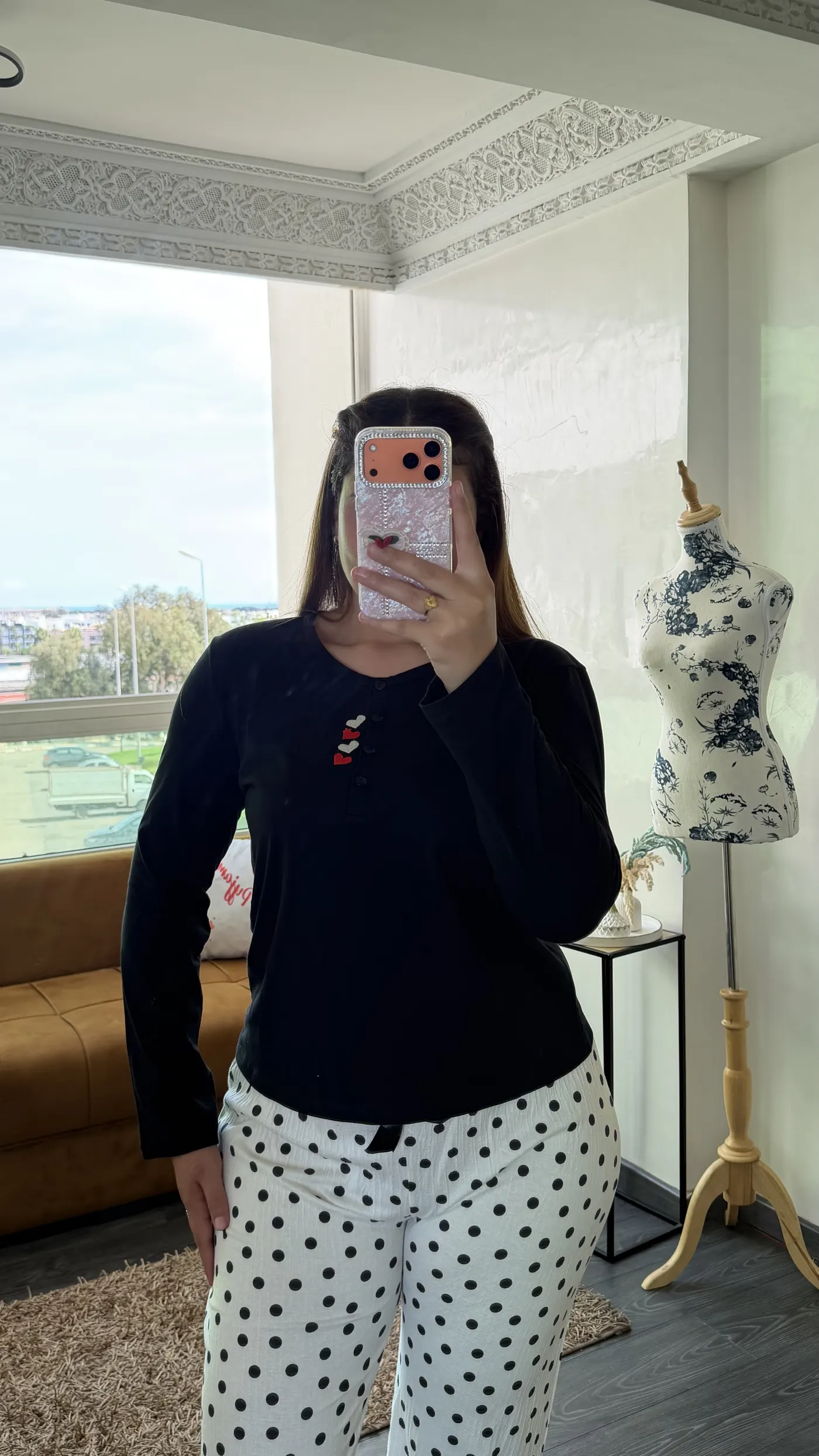 Pyjama Polka Total Black 4
