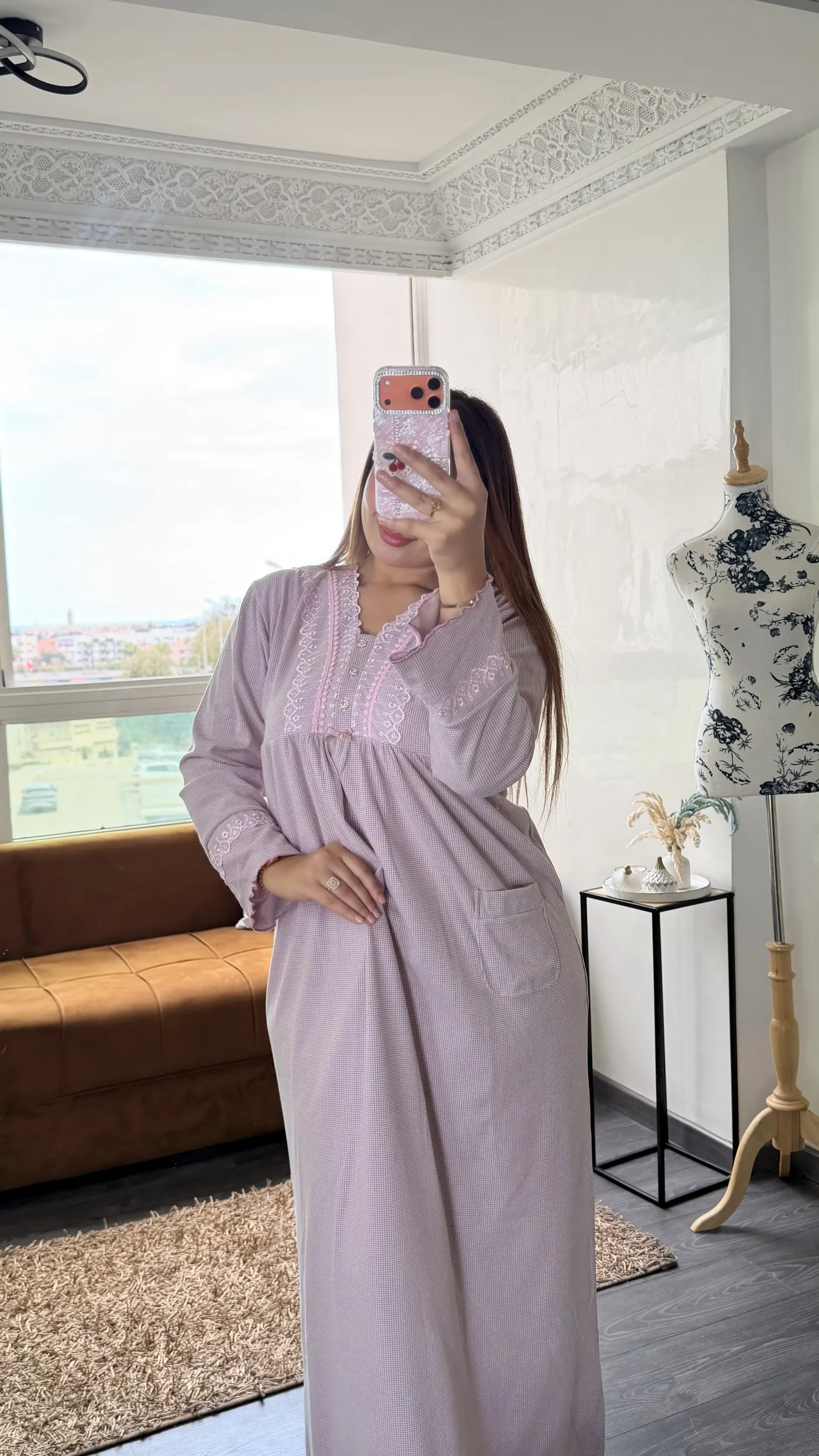 Chemise de Nuit Lila Romantique 2