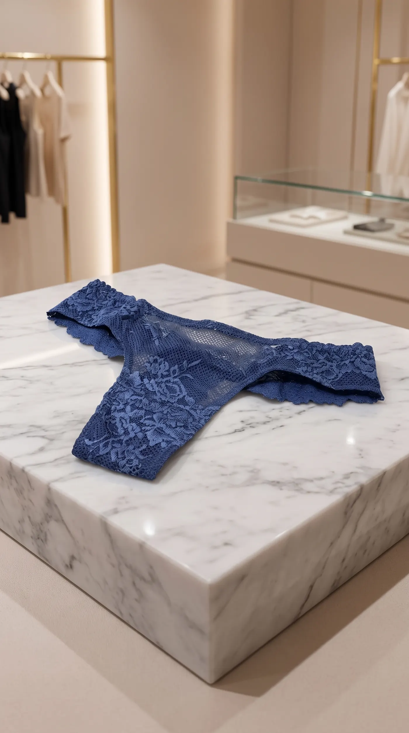 Tanga Dentelle Florale Romantique