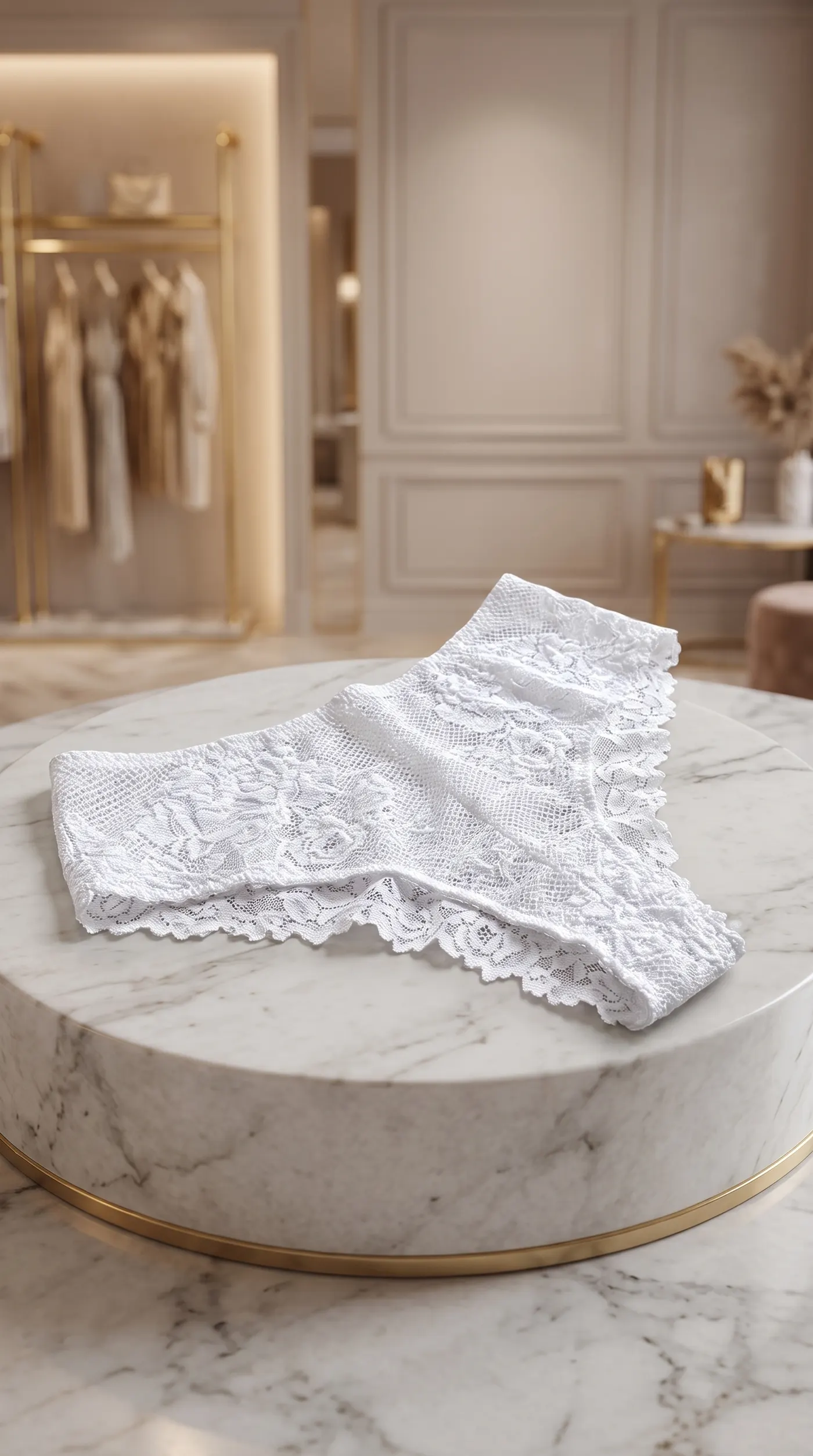 Tanga Dentelle Florale Romantique 6