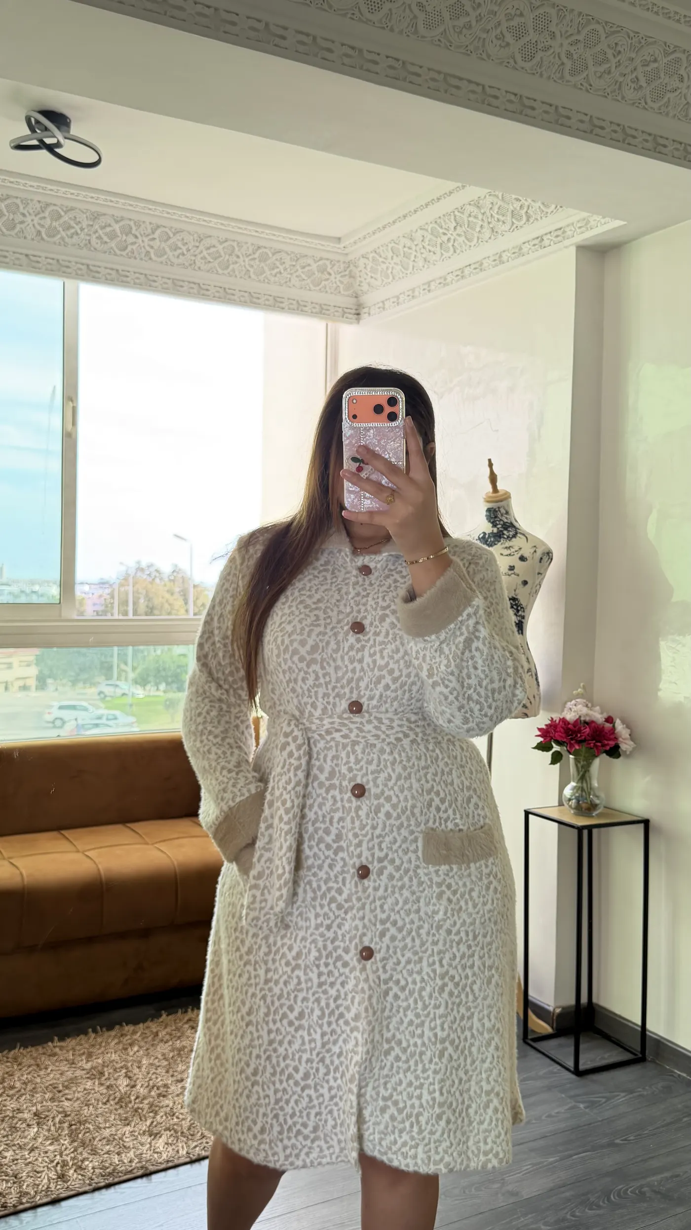 Robe de Chambre « Duchesse » Beige Sable 2